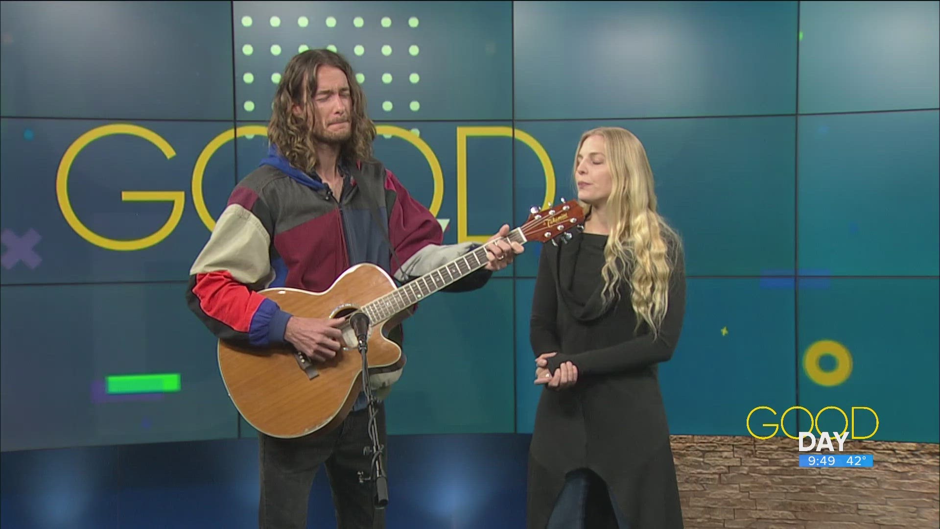 Thunder Lily performers Steve Mullan and his wife Brittany Hoilljes talk how they met and performing together.