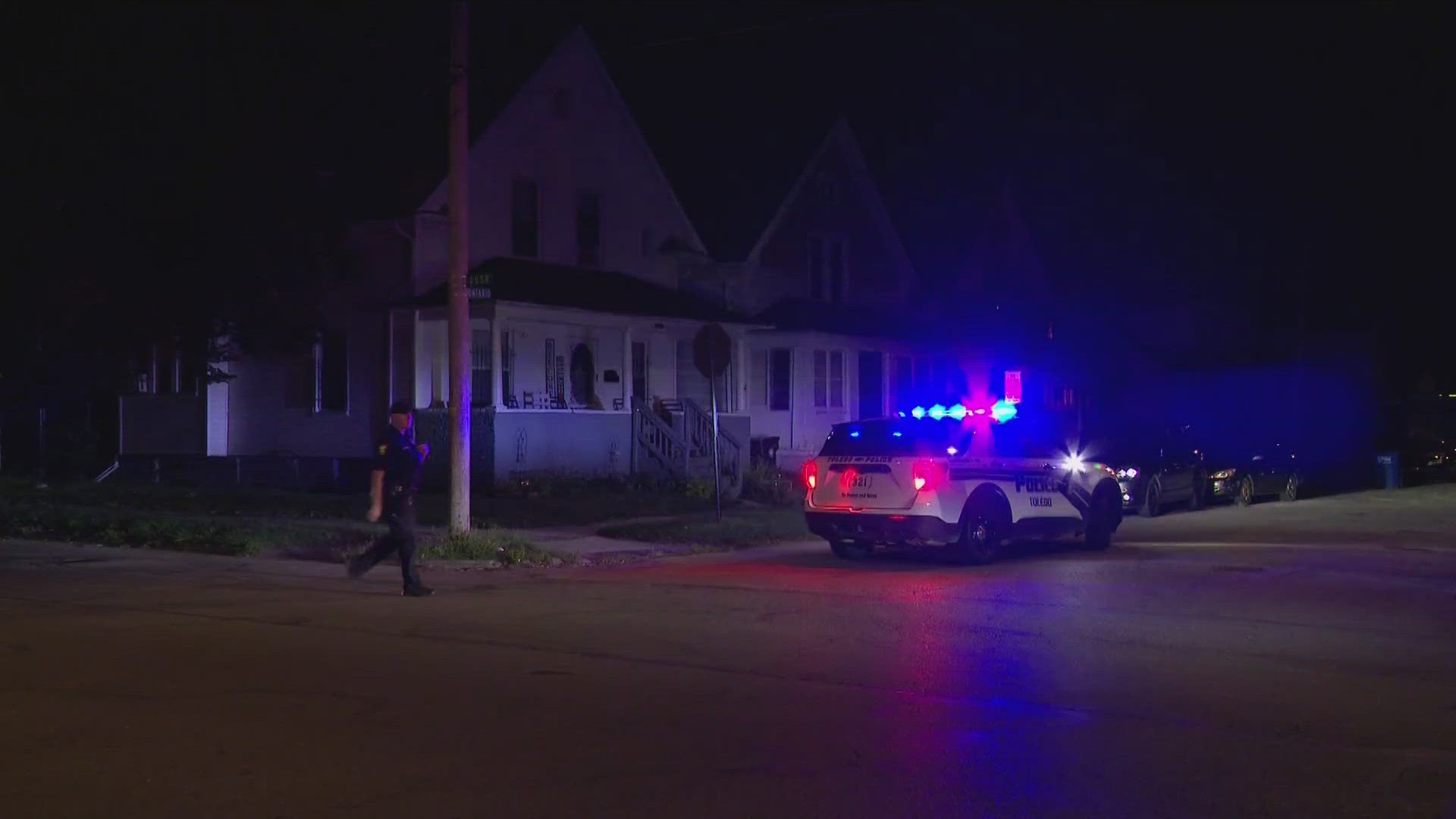 The shooting happened at the intersection of North Ontario and Bush Street in the Vistula Historic District.