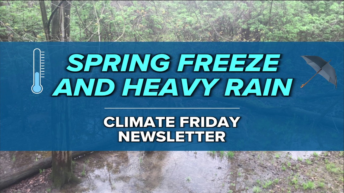 Where's spring? Clocking in a wet and cold April | Climate Friday ...