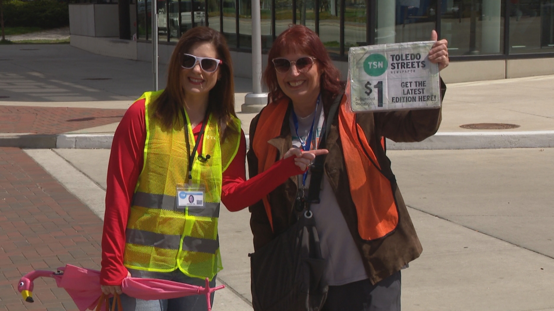 WTOL 11's Amanda Fay participated in the event, alongside Toledo Mayor Wade Kapszukiewicz. Toledo Streets Newspaper provides no-barrier access to employment.