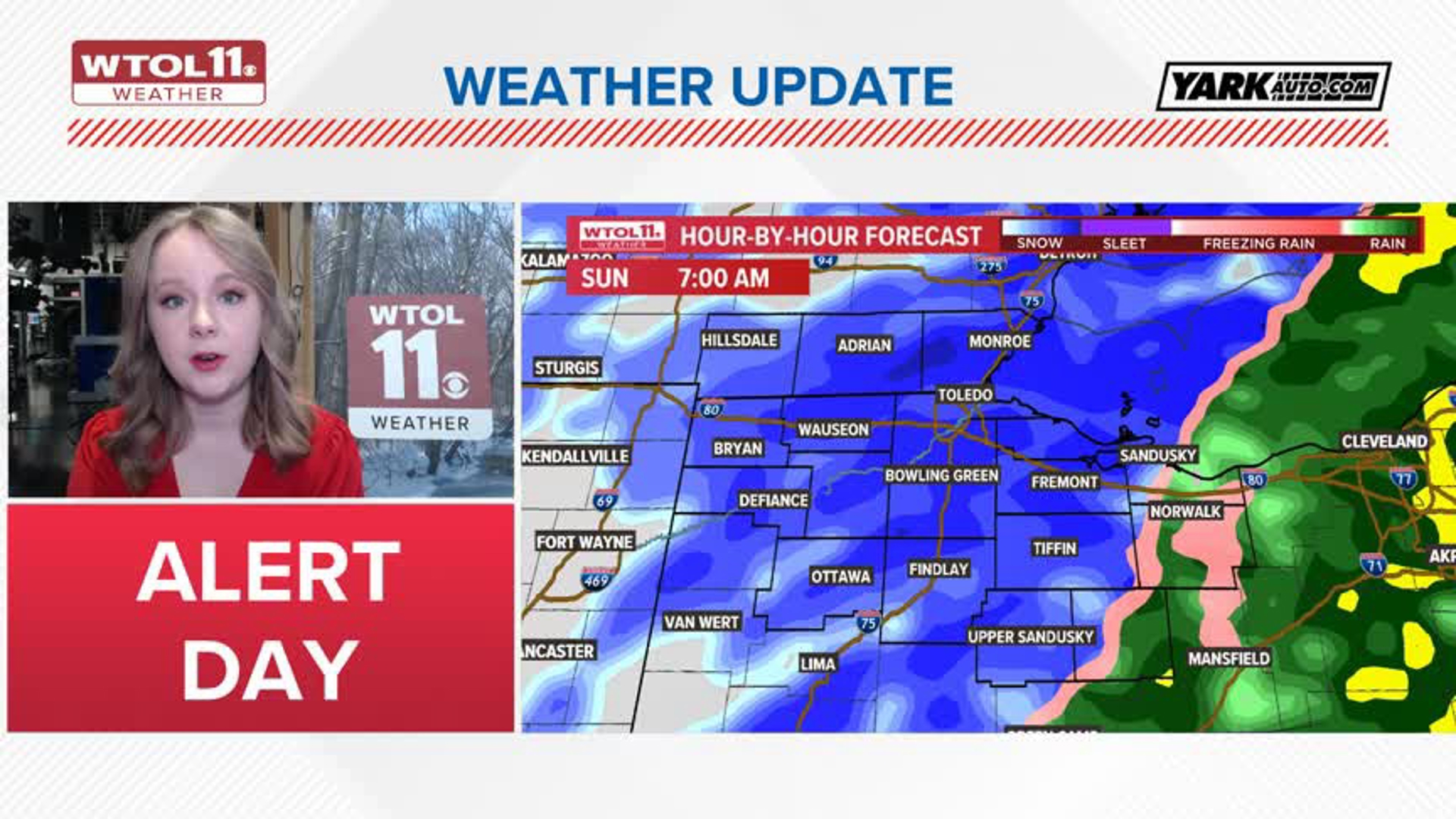 Weather Impact ALERT DAY Update Snow, wintry mix Saturday; additional
