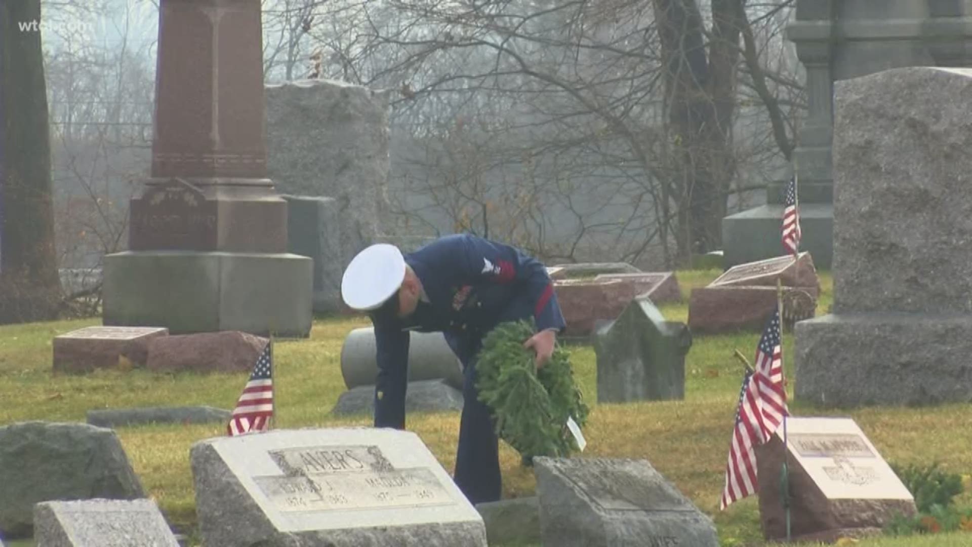 Photojournalist Kenny Kruse was in Elmore checking out the solemn scene as people honored American heroes. He shows us the sights and sounds of the scene.
