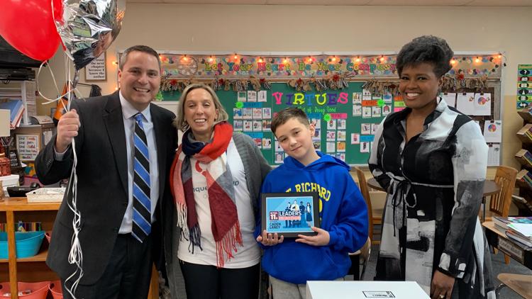 Swanton boy's generosity honored with a WTOL 11's 'Leaders in Action' award