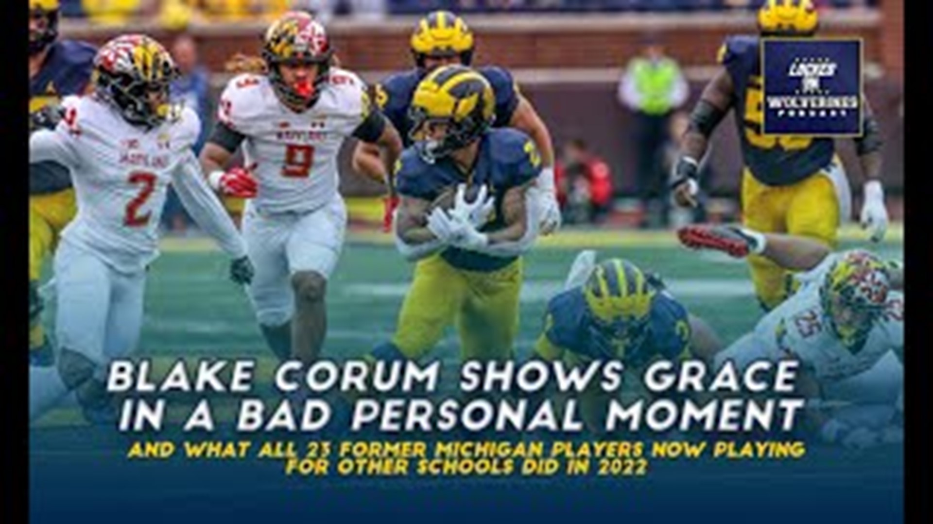 Blake Corum's signature car was stolen, yet he's handling it well. Plus a look at what all 23 former Michigan football players did at the schools they transferred to