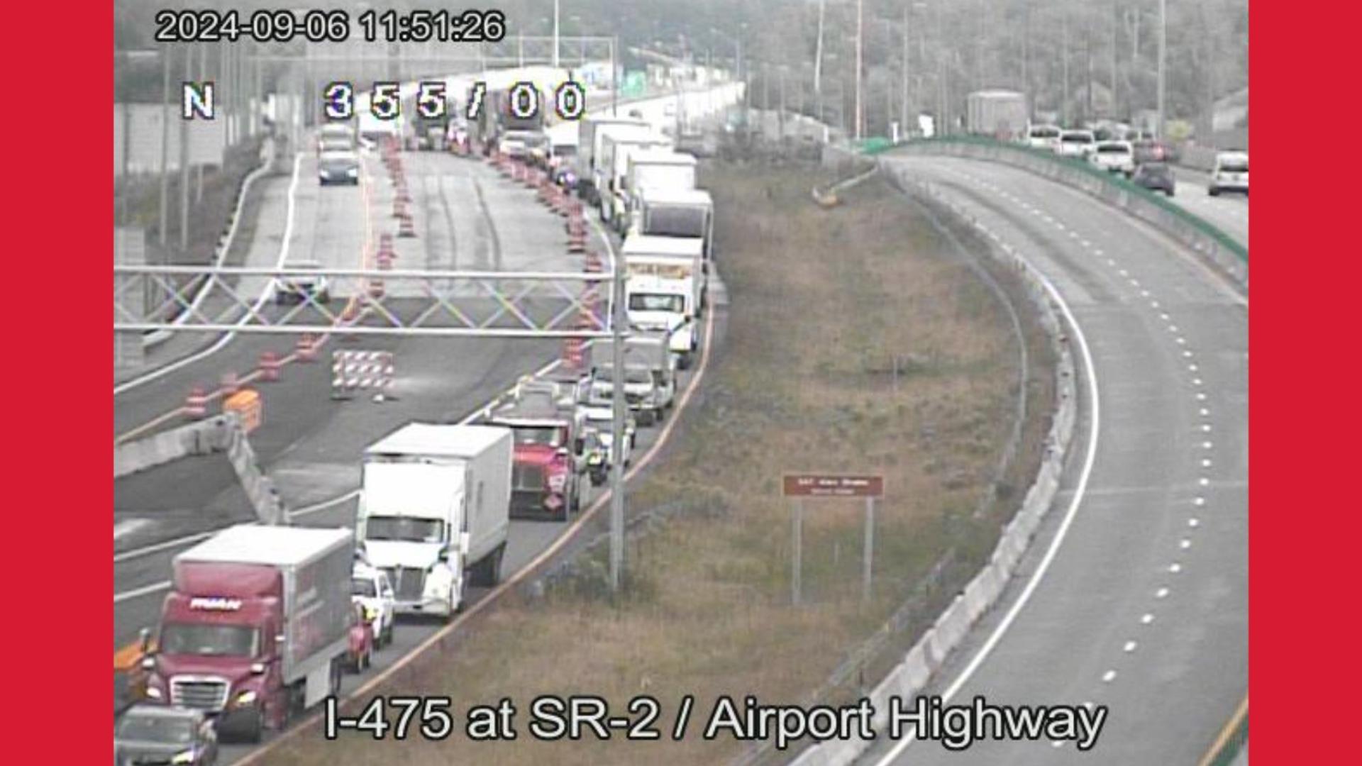 Lanes back open on I-475 at US-23 south following crash Friday morning ...