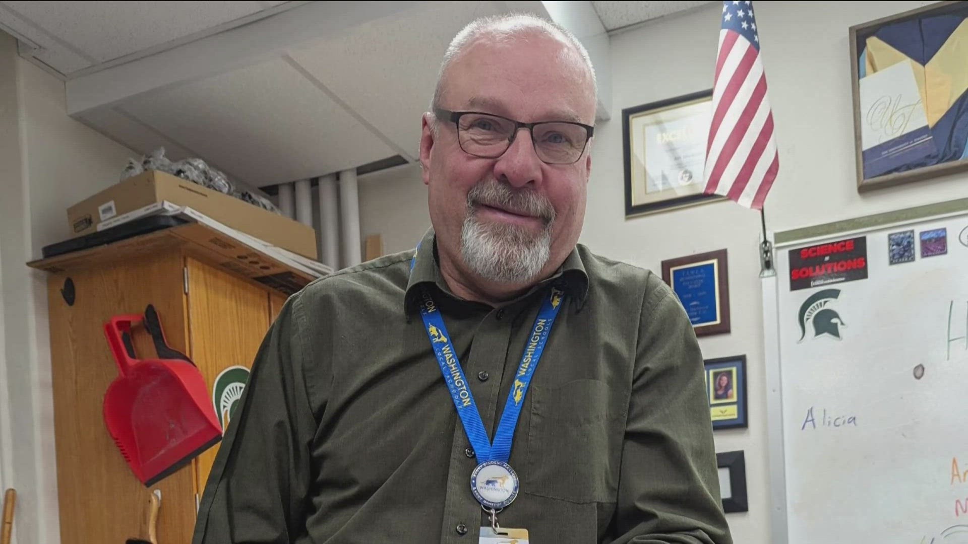 Whitmer biology teacher Jeff MacKenzie was recently nominated for the Reader's Digest America's Favorite Teacher award.