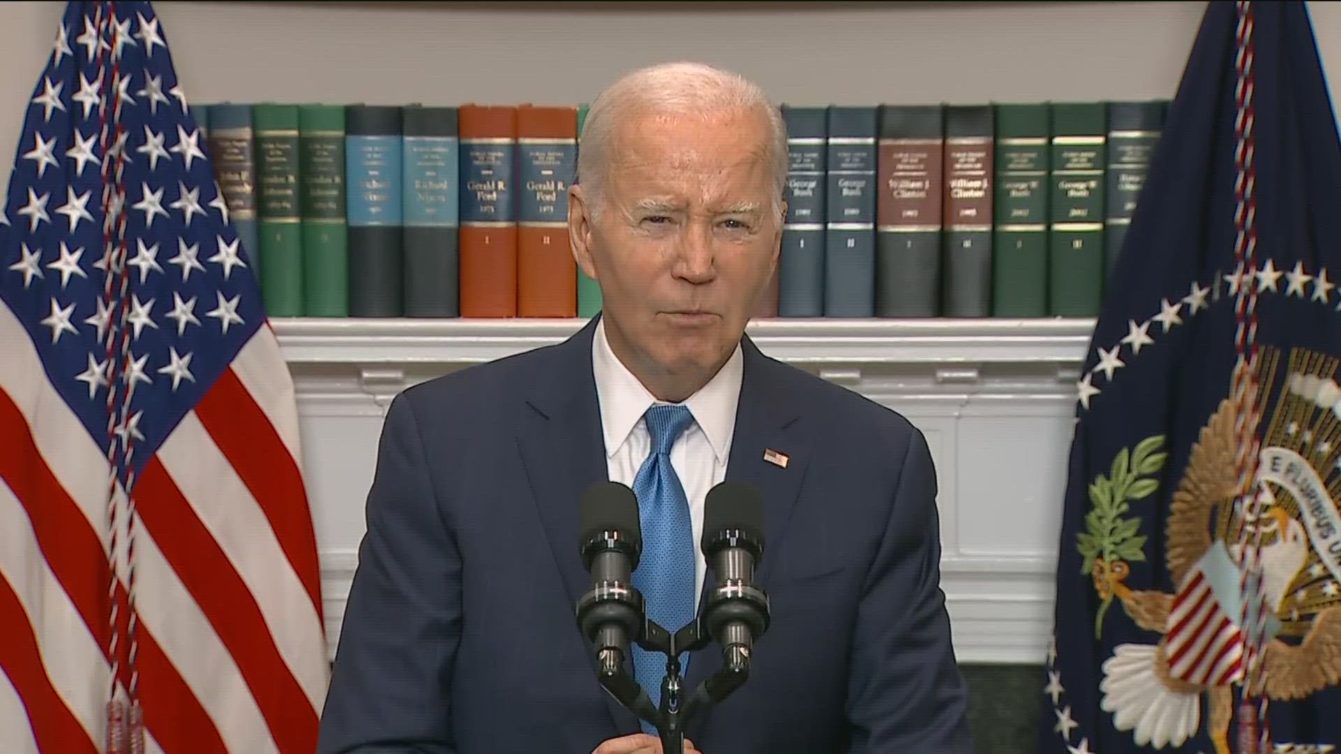 "No one wants a strike," President Biden said earlier Friday as the UAW took the picket lines in Toledo and at two other plants.