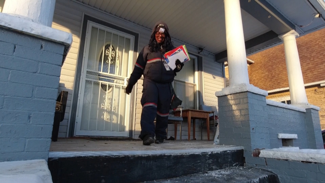 'I'm gonna come out here and do my best': For mail carriers, winter is just part of the route
