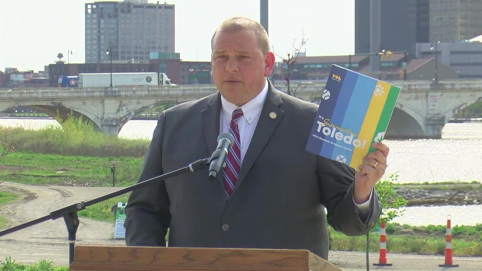 Mayor Wade Kapszukiewicz delivers the 2022 State of the City address, "For the Betterment of Toledo," virtually from Glass City Metropark.