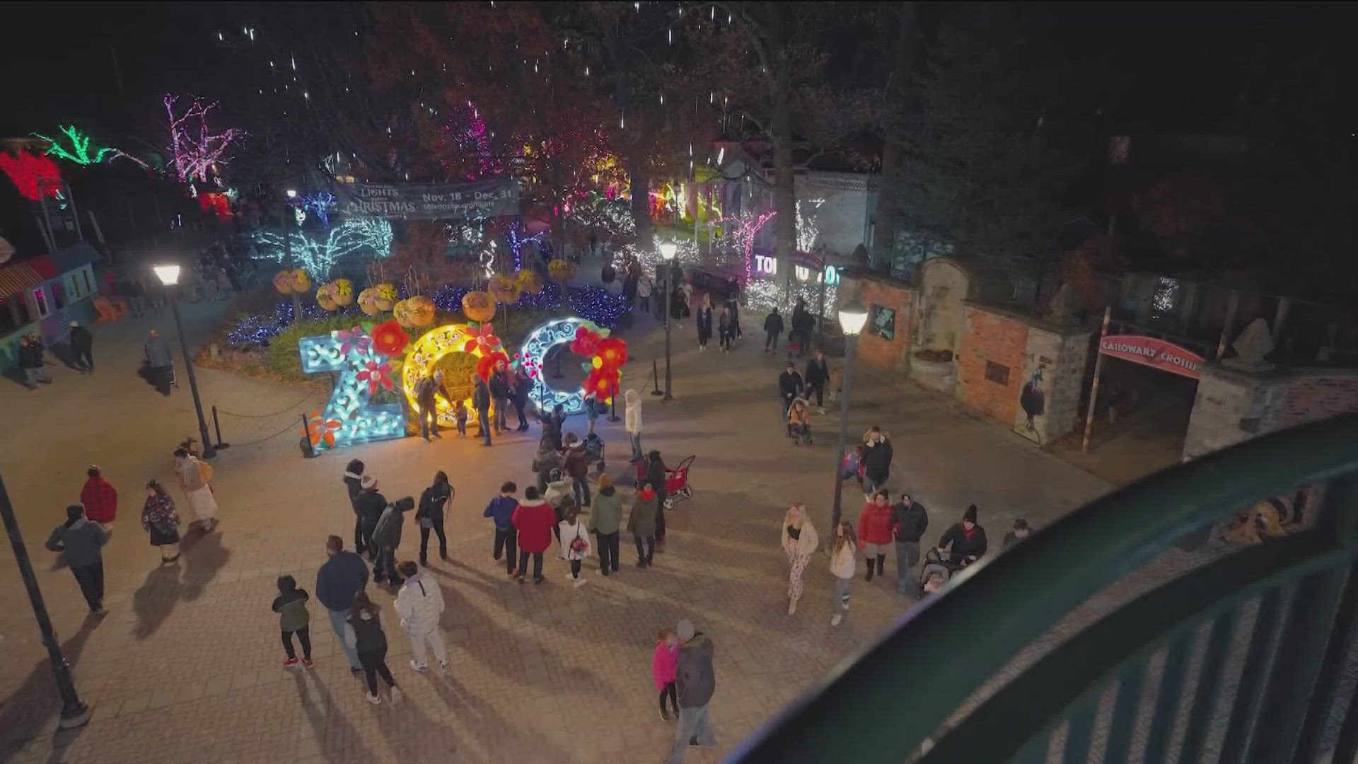 More than 1 million lights will illuminate the Toledo Zoo.