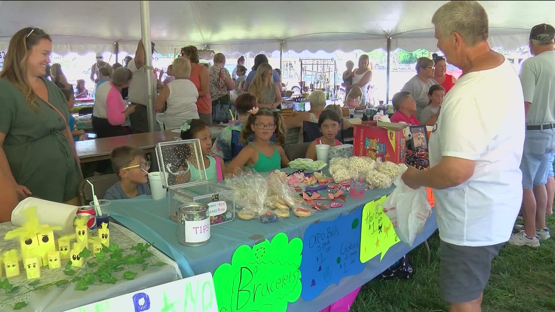 The Great Big Gibsonburg Lemonade Stand gives kids a sense of community, business experience.