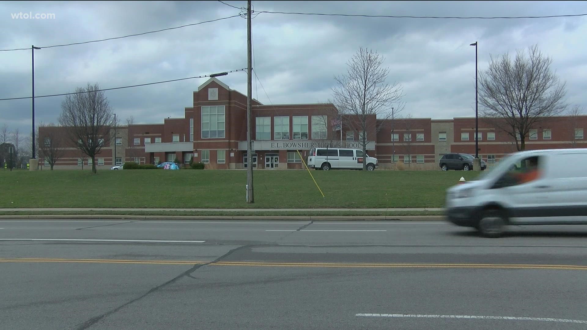 School authorities reported an anonymous threat at Bowsher High School.