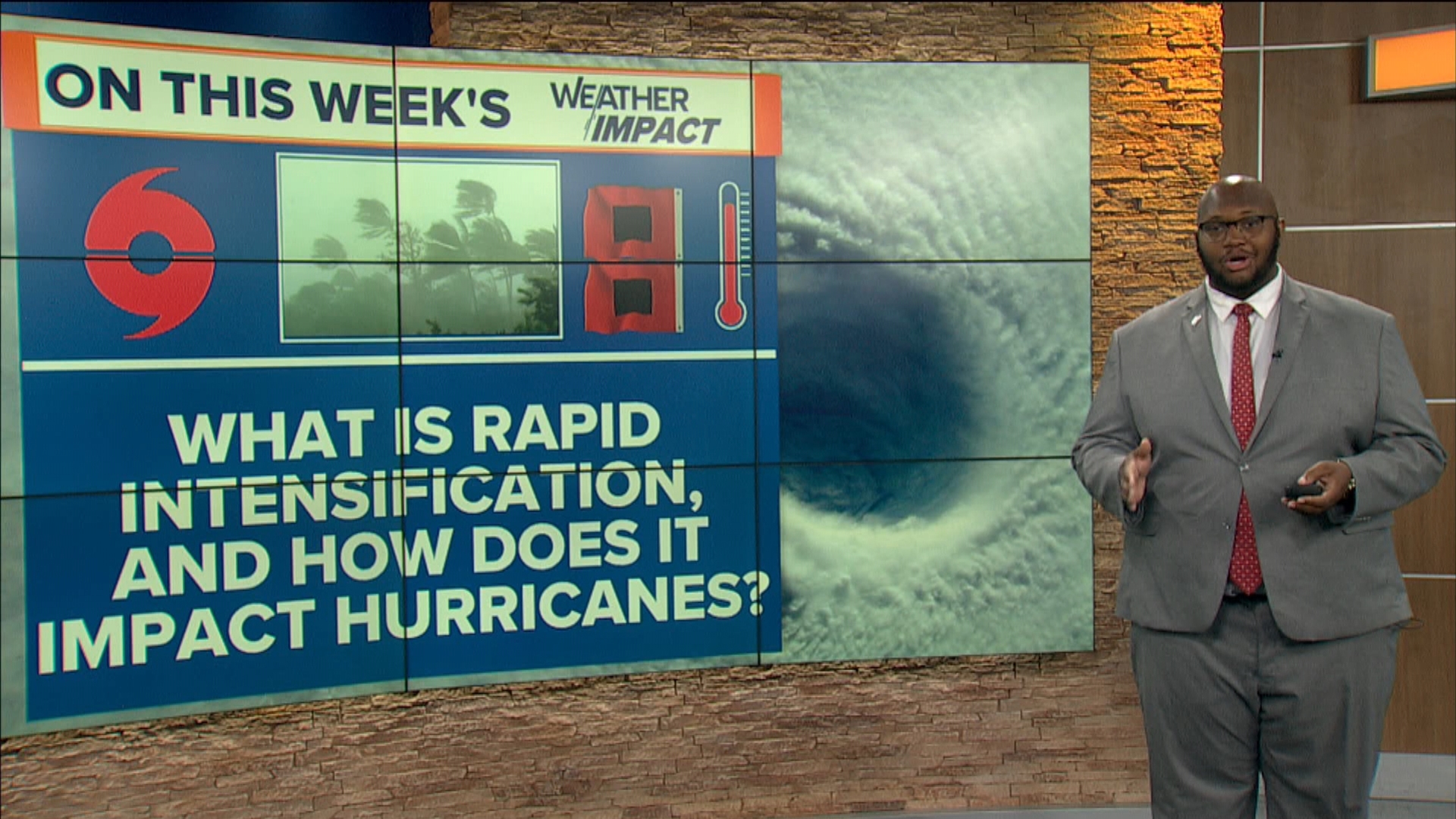 Rapid intensification is when wind speed increases at least 35 mph in 24 hours. Meteorologist Matt Willoughby shows how it happens and the impact of it.