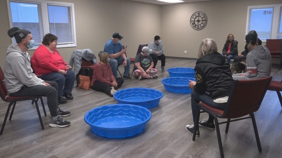 Victory Center puppy therapy helps patients with cancer - Vimarsana News