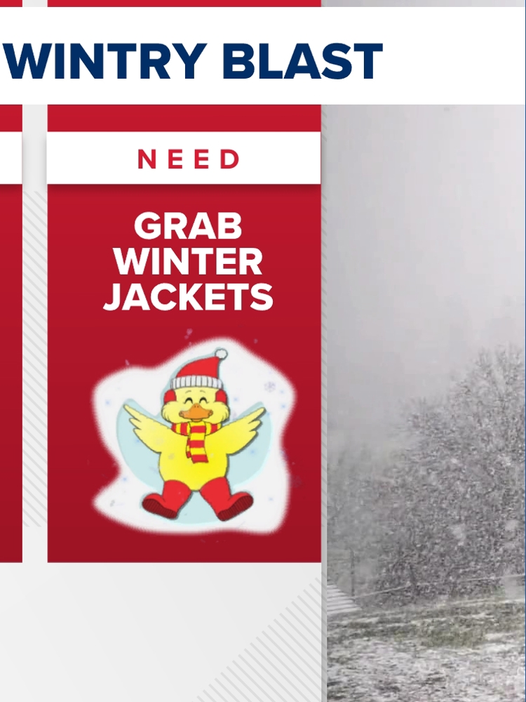 Weather Impact Alert Day: First blast of winter bringing cold and snow ...