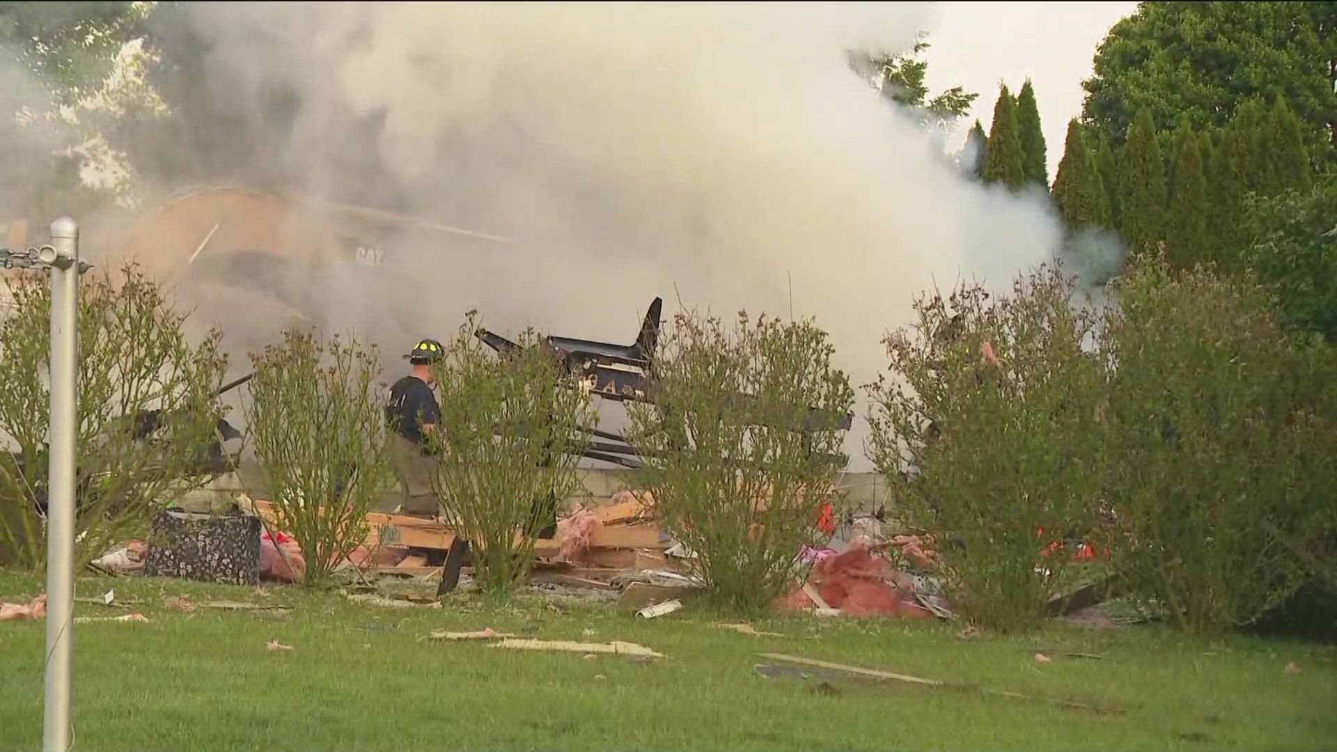 The explosion happened at a home on County Road K and County Road 12.