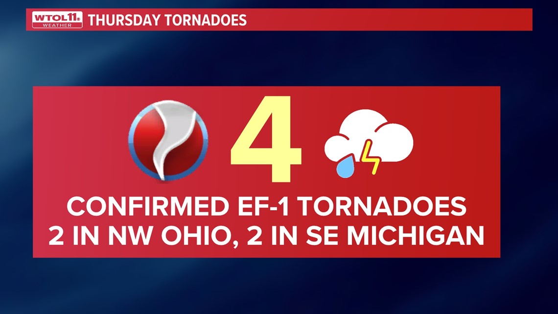 NWS: Several Tornadoes Confirmed In Ohio, Michigan Thursday Night ...