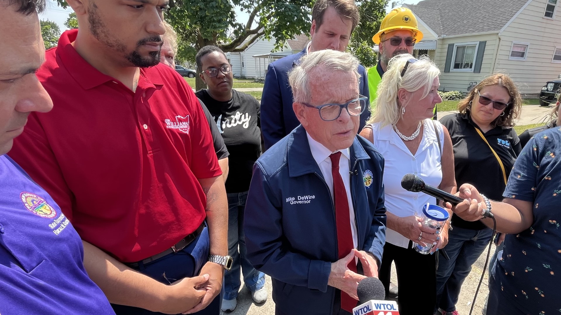 Ohio Gov. tours Point Place tornado damage Tuesday