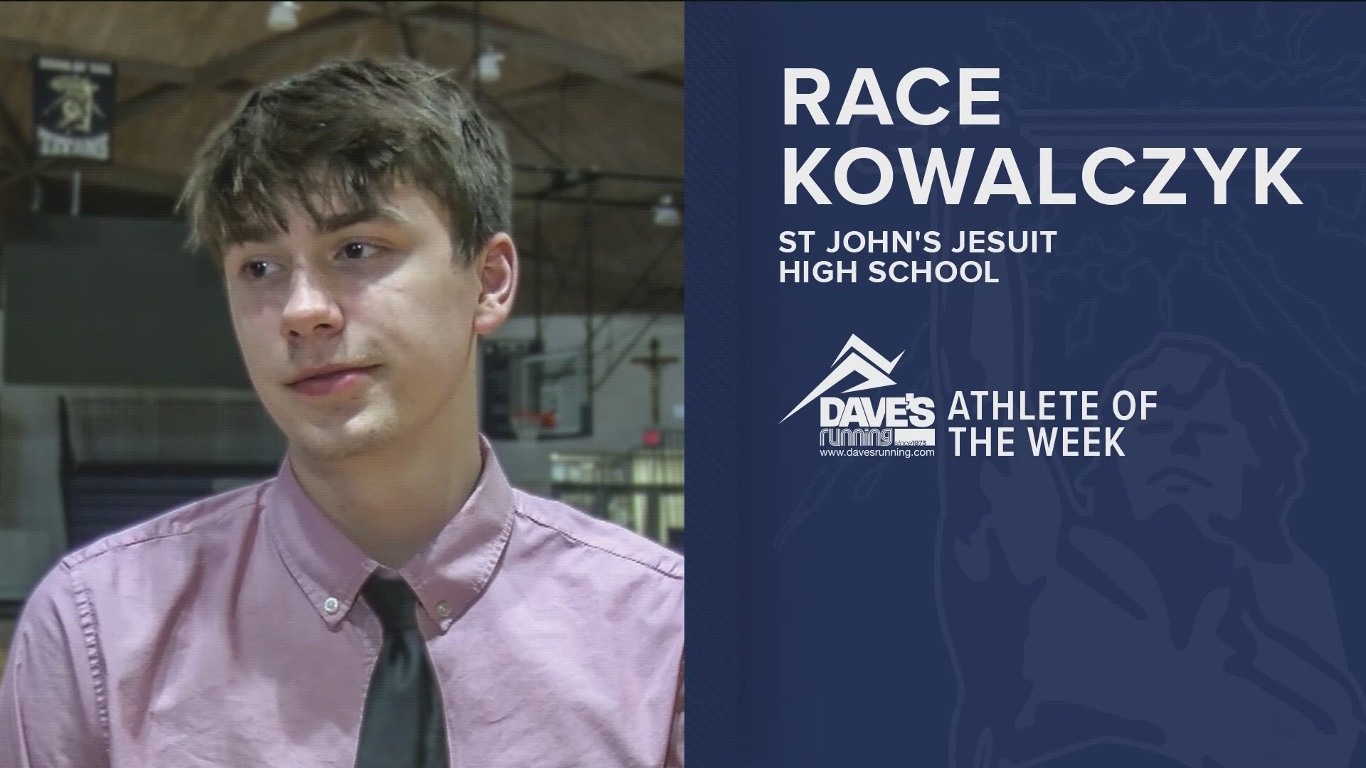 Race Kowalczyk is in his second year on the St. John's basketball team and has already made his mark.