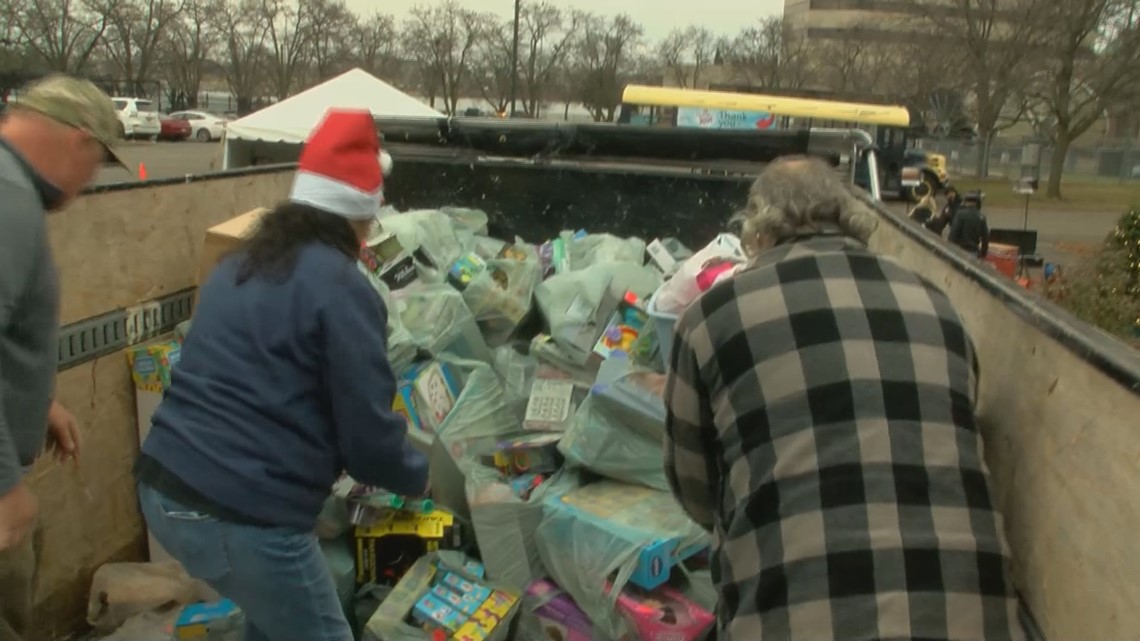 City of Toledo employees preparing for WTOL 11 Gift of Joy drive