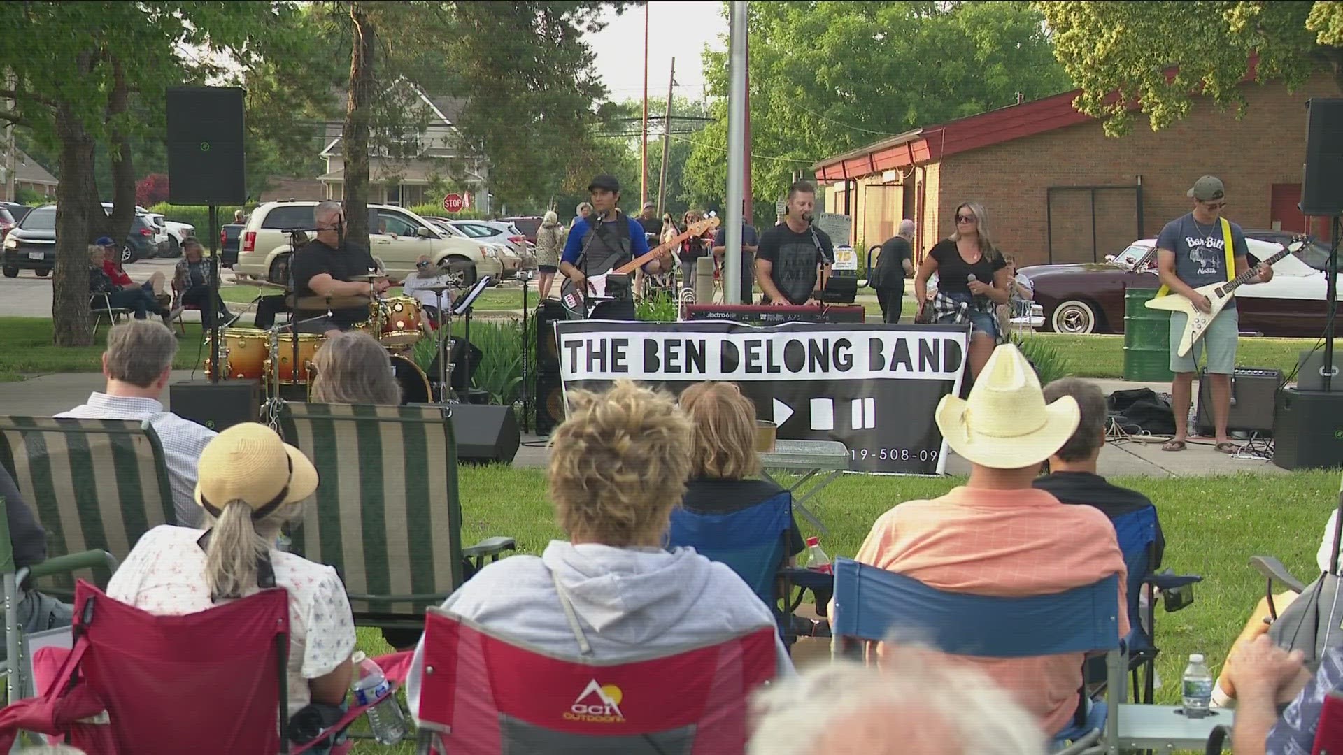 Amid the stress of cleaning up after an EF-2 tornado caused swaths of damage in Point Place on Thursday, the community rewarded itself with a concert Monday night.