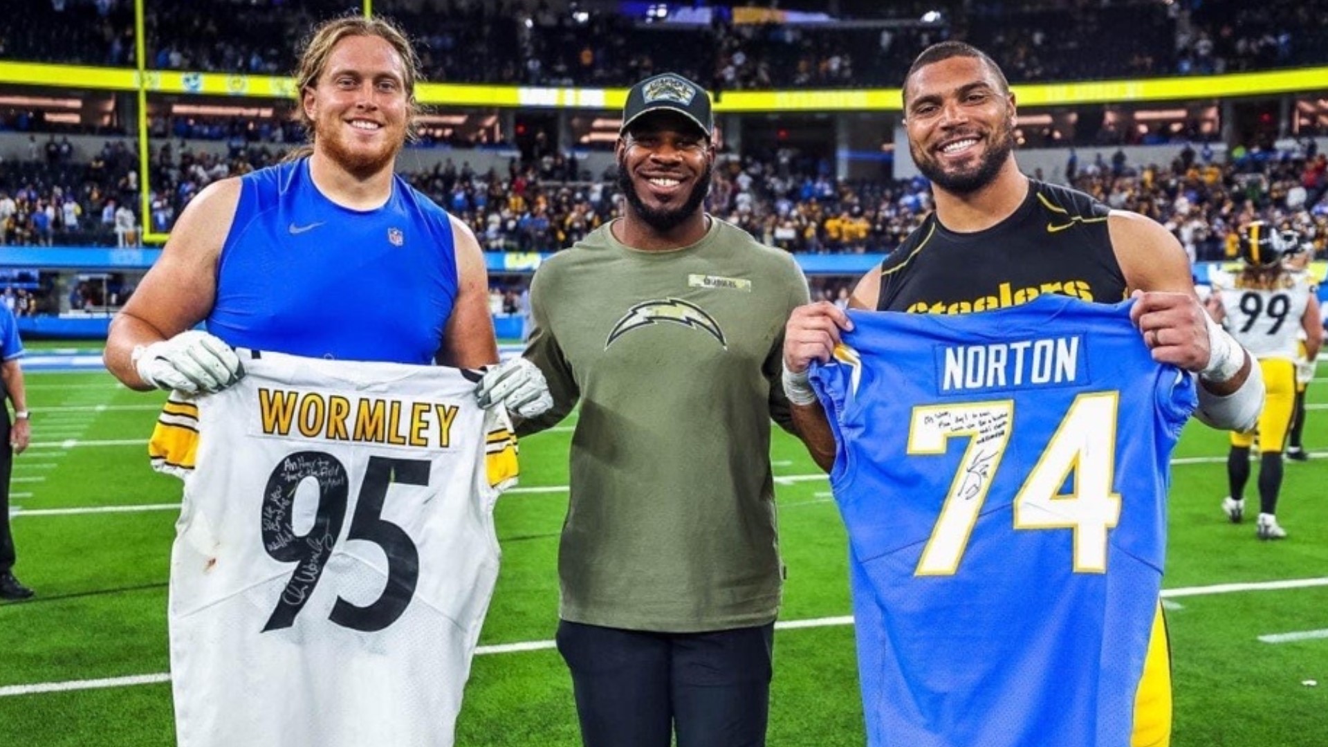 Chris Wormley and Storm Norton are best friends. They were high school teammates at Whitmer High School. Now, both are in the NFL and on opposite sides of the field.