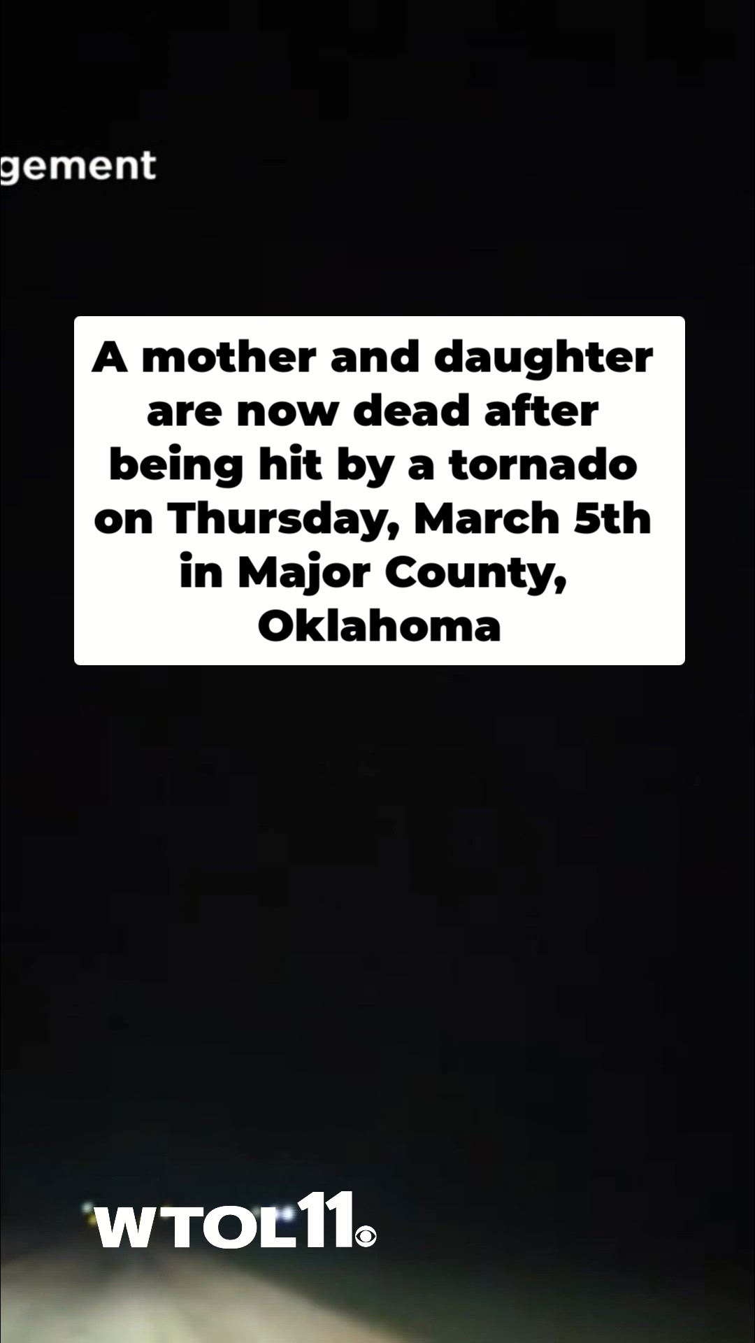 Mother and daughter killed by Oklahoma Tornado | wtol.com