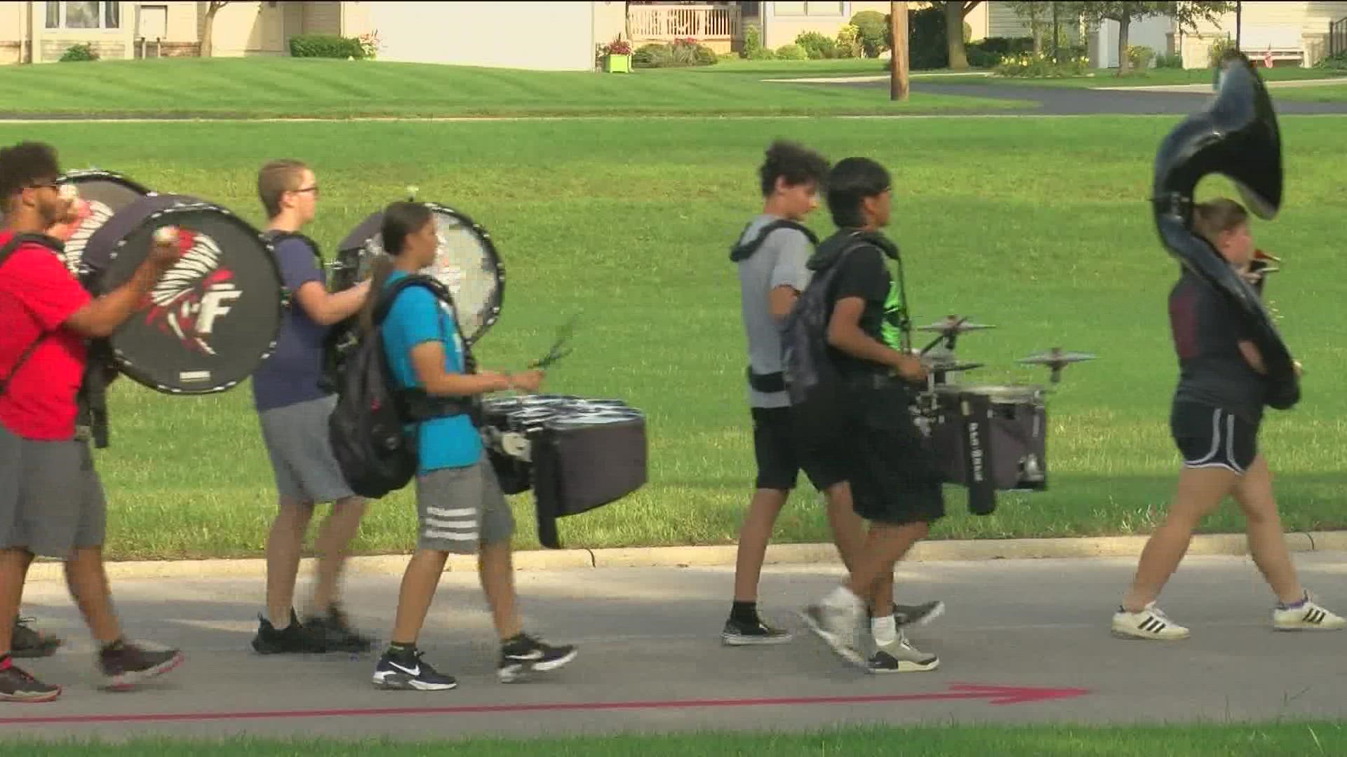 The Fostoria marching band was the ninth Band of the week on October 18, 2024.