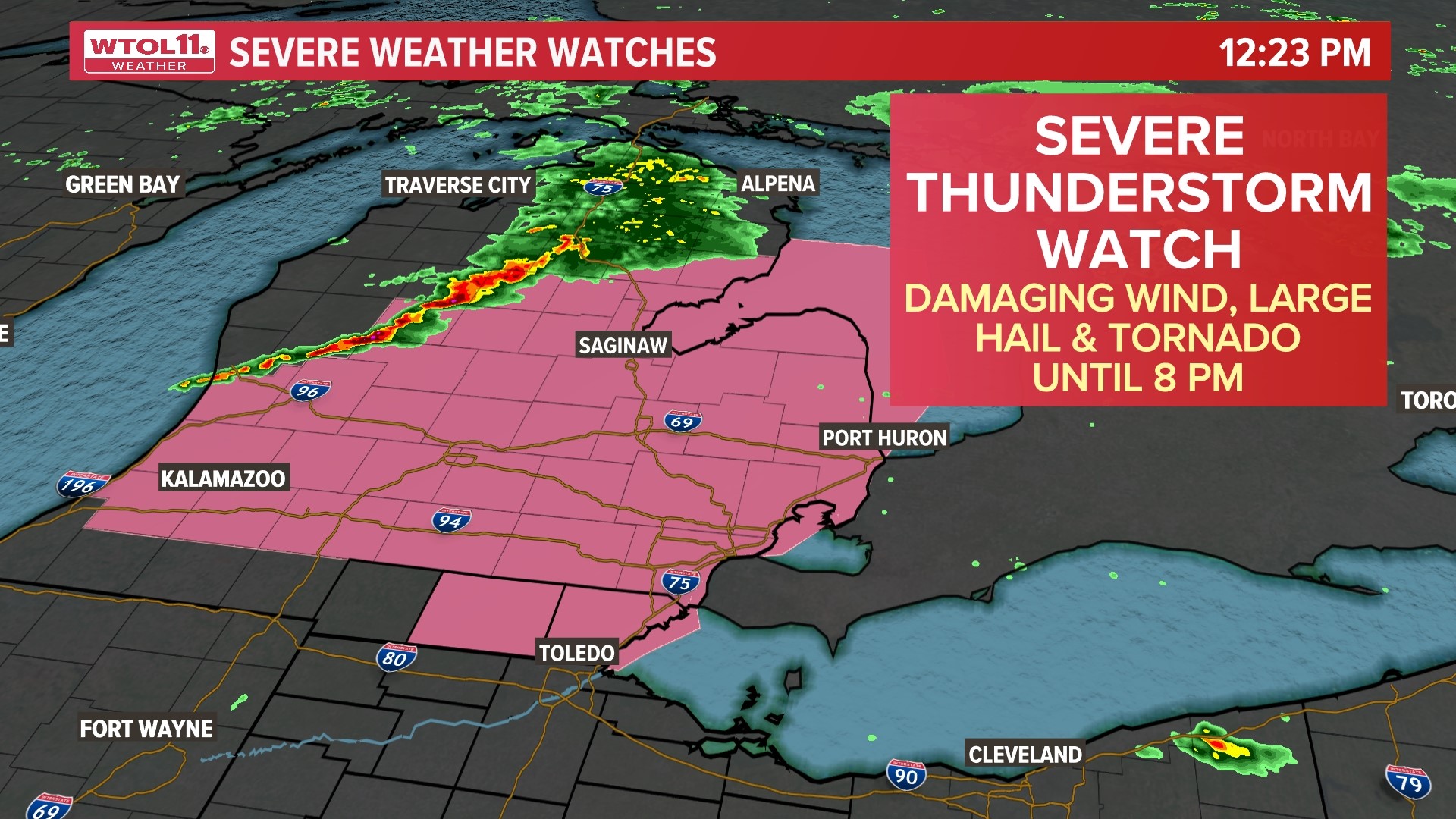 Toledo Metro Clear Of Storms, Severe Weather Thursday | Wtol.com