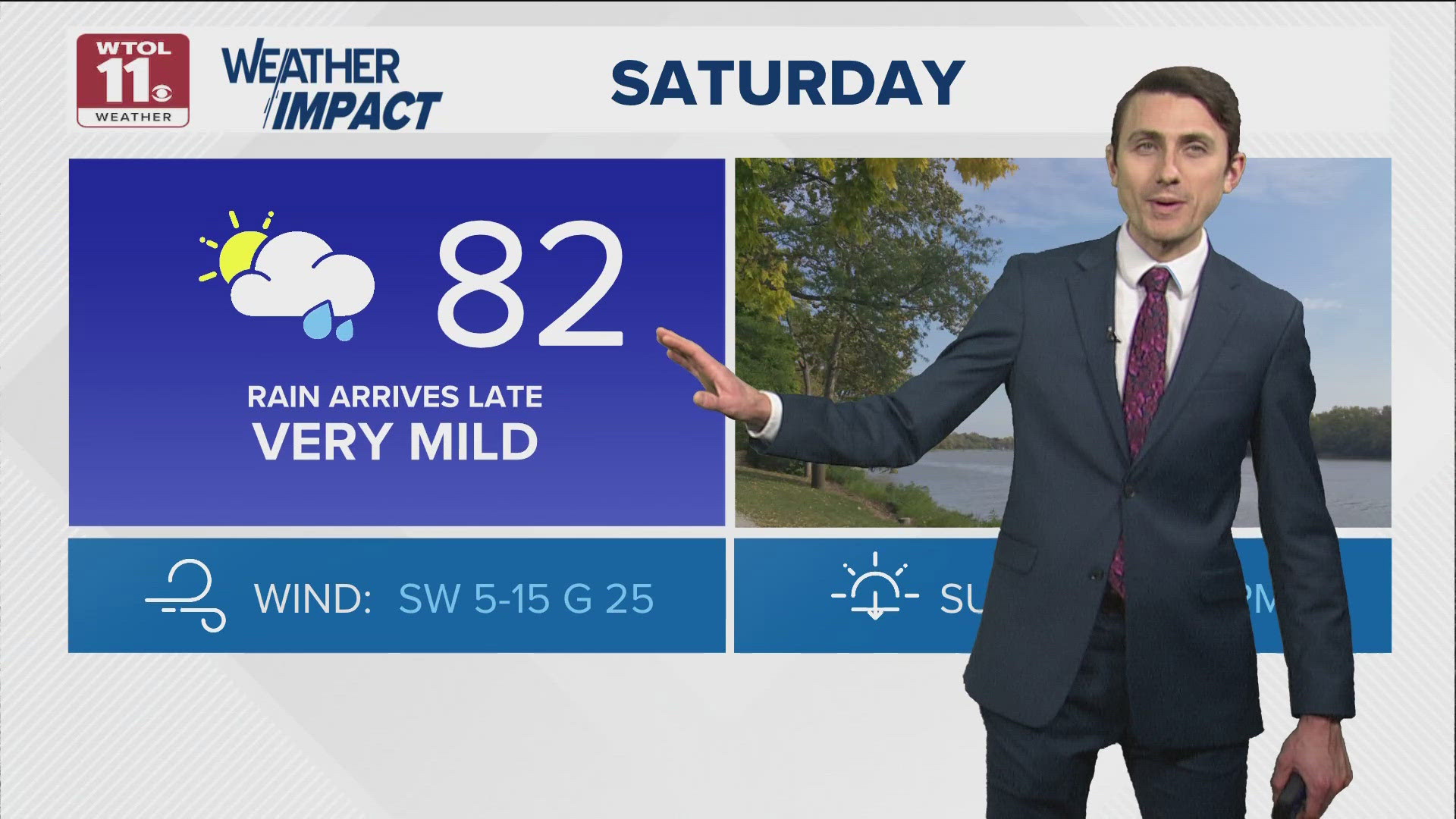 Temperatures surge on Saturday; rain, winds expected Sunday | WTOL 11 ...