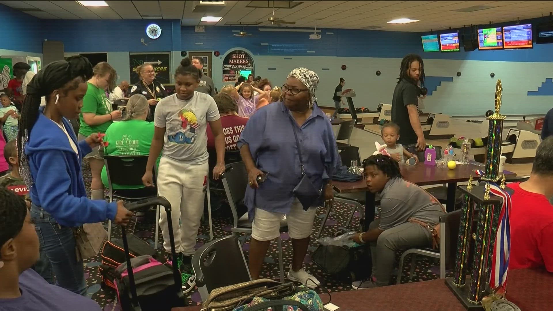 All Strikes Lanes, at 5133 Telegraph Road, looks like any other bowling alley from the outside. But, it's currently the only one in Toledo owned by two Black women.