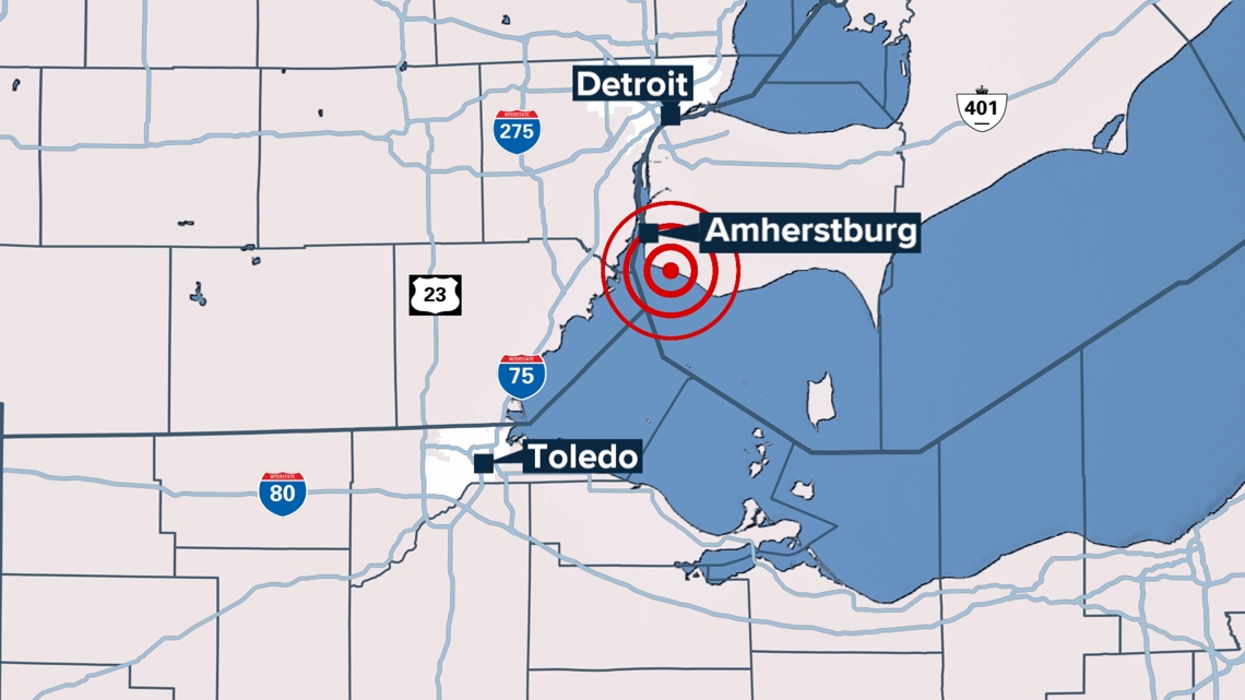2.9 magnitude earthquake in Canada felt in parts of NW Ohio, SE Michigan