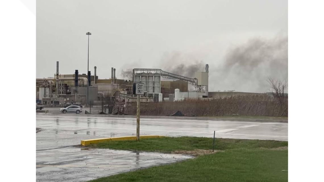 Fire at Defiance power plant on Tuesday was caused by probable lightning strike, fire department says