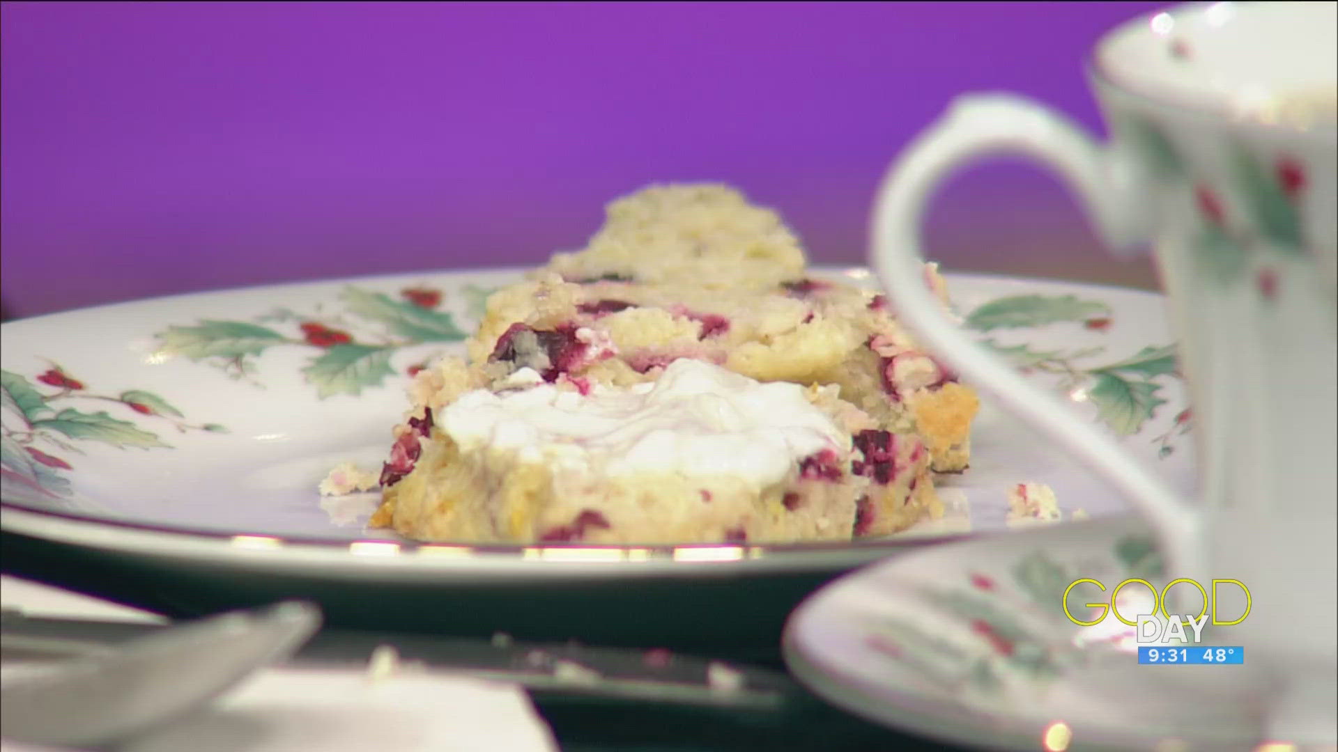 Doris Piercefield from the Museum of Fulton County talks the museum's Regency Christmas Tea. 