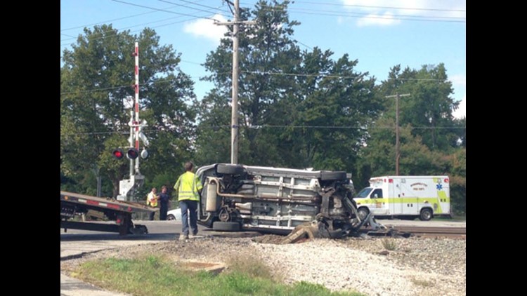 Albon Road closed in Springfield Twp after accident at railroad