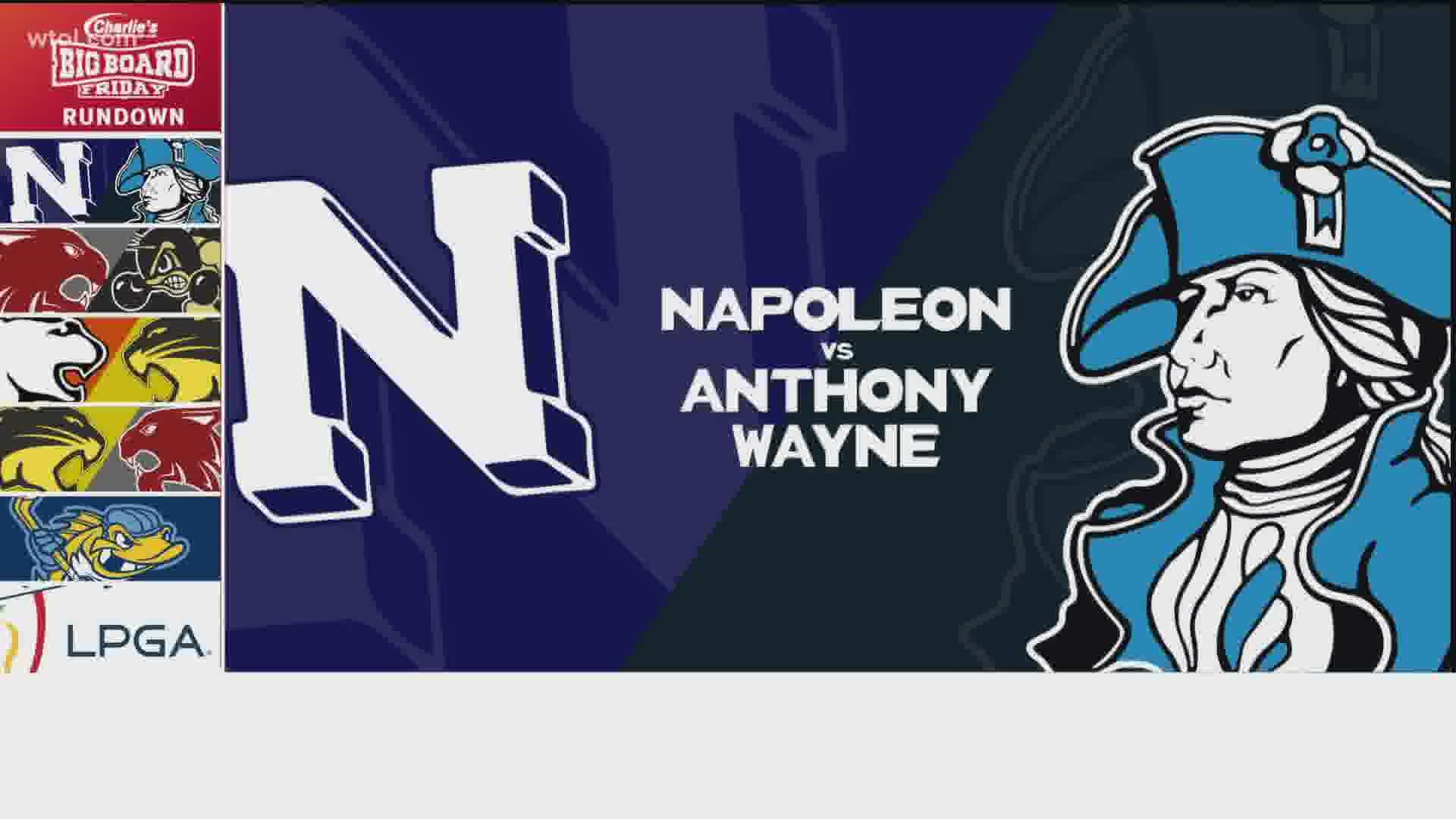 NLL girls action: Napoleon vs. Anthony Wayne
