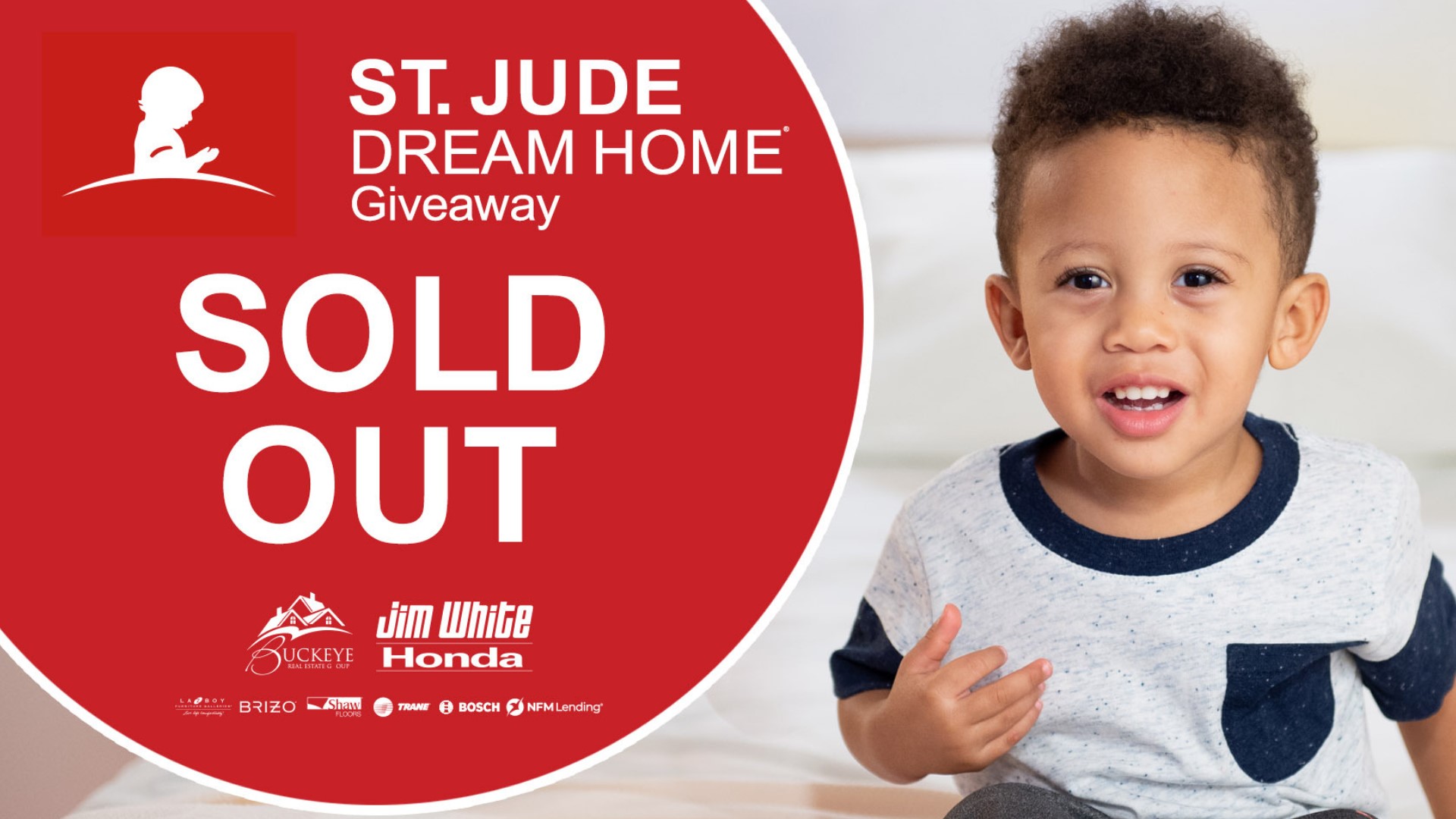 With your help, the St. Jude Dream Home Giveaway raised $1.6 million to help St. Jude Children's Research Hospital continue the mission of ending childhood cancer.