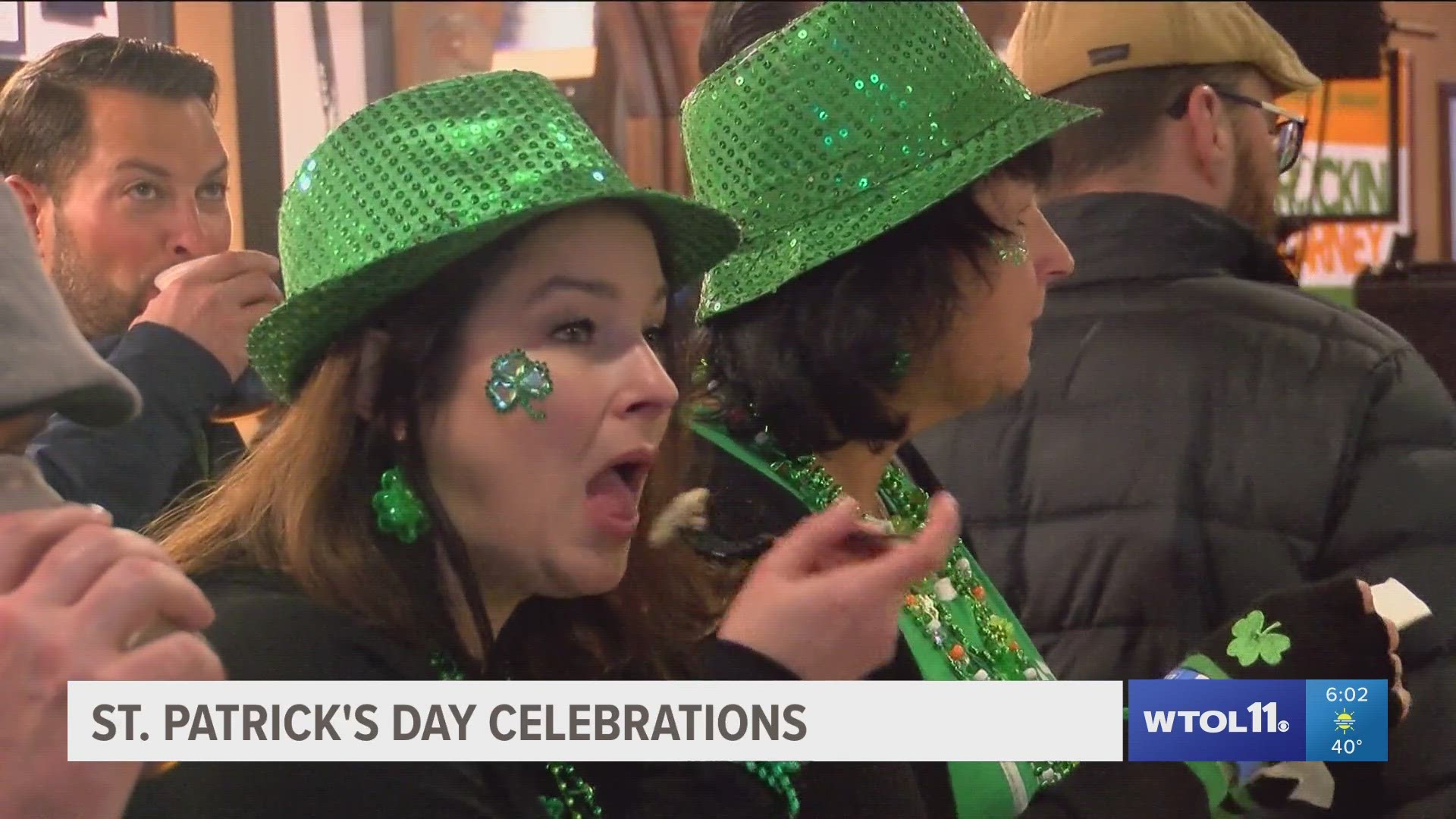 Customers at the Blarney in downtown Toledo were up bright and early for the daylong celebration.