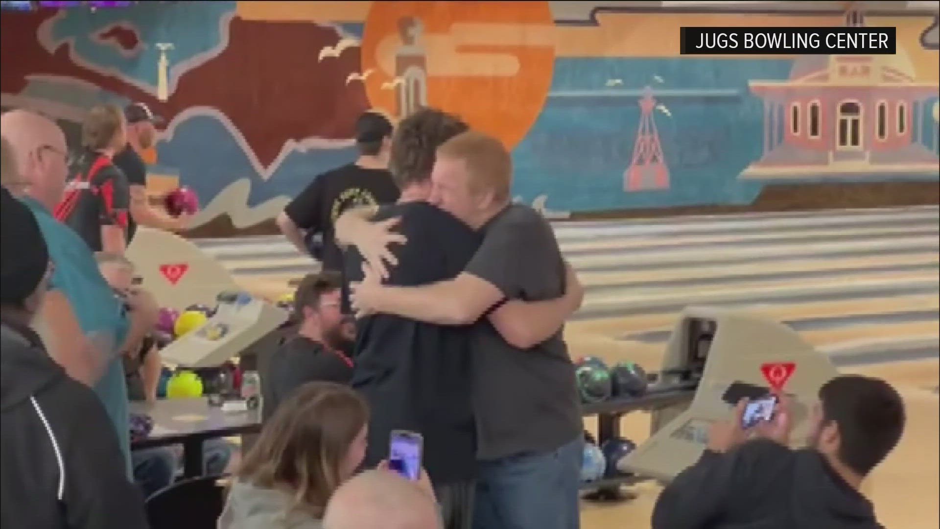 Father and son Kevin and Conner Welsh each bowled a 300 on Feb. 15 at Jugs Bowling Center in west Toledo.