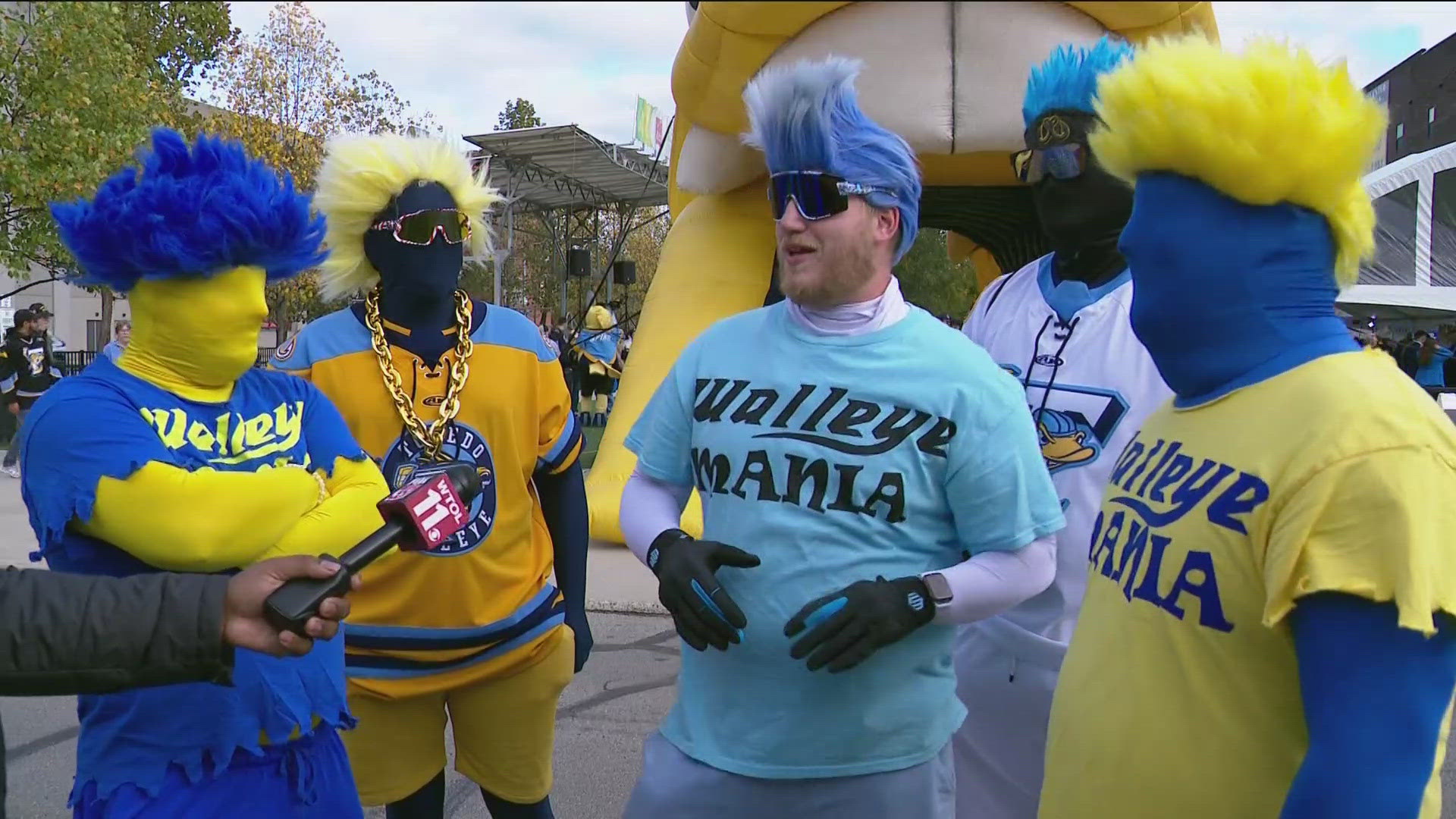 Everyone was decked out in their gear and ready to cheer on the Fish Friday night in their first game of the season against the Wheeling Nailers.