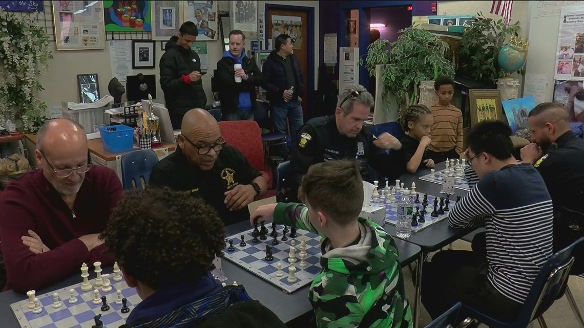 Kids have fun, learn about police in friendly chess tournament - Vimarsana News