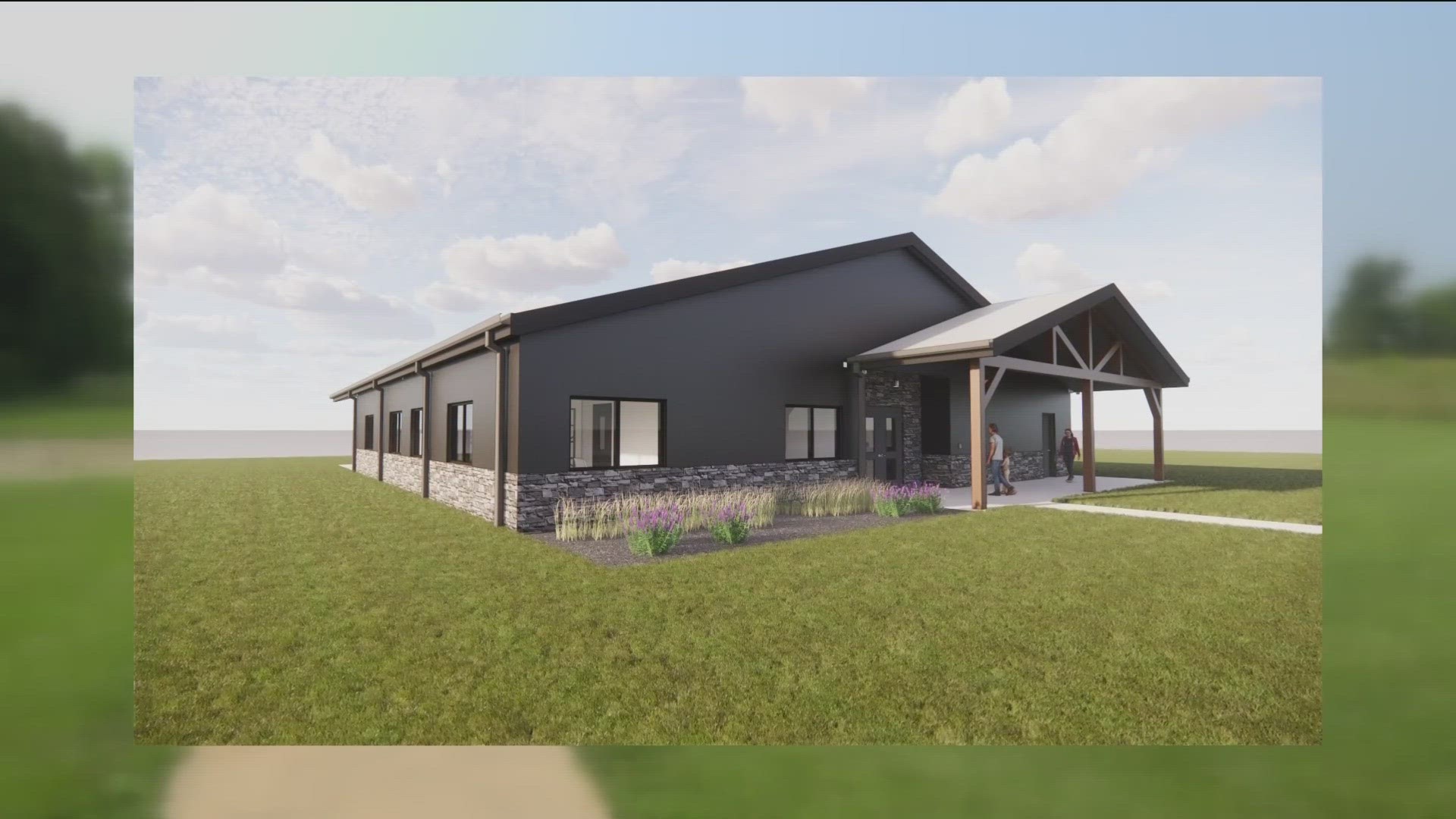 The proposed nature center will host Seneca Parks offices along with community and education space at Fruth Wetlands Nature Preseve.