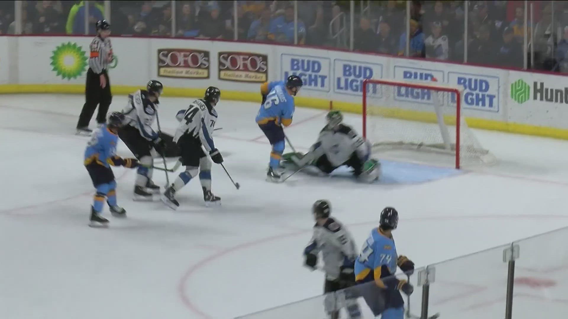 The Toledo Walleye were down 4-1 in the second period of game 3 before clawing their way to their first win of the series.