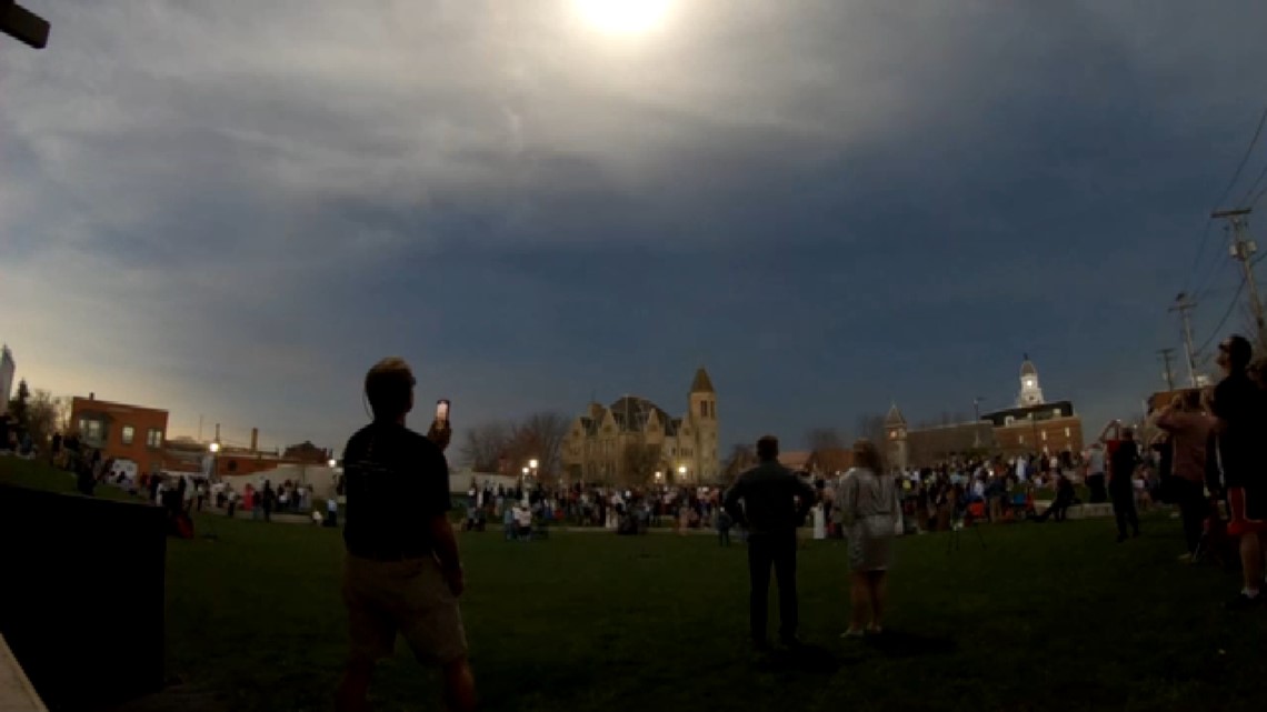 WATCH: Timelapse videos of total solar eclipse across northwest Ohio ...