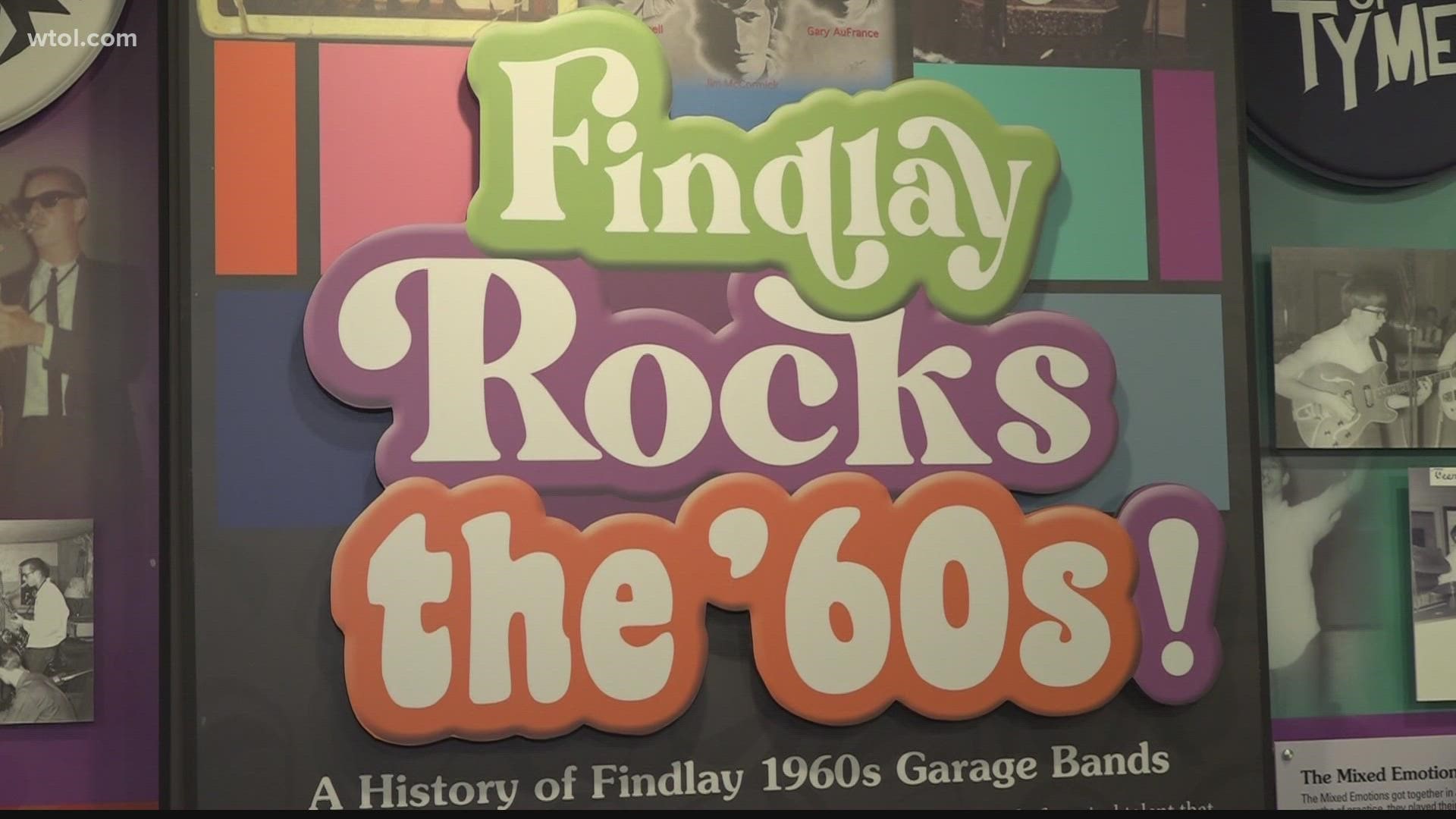 Findlay Rocks the '60s! is on display at the Hancock Historical Museum through the end of the year.