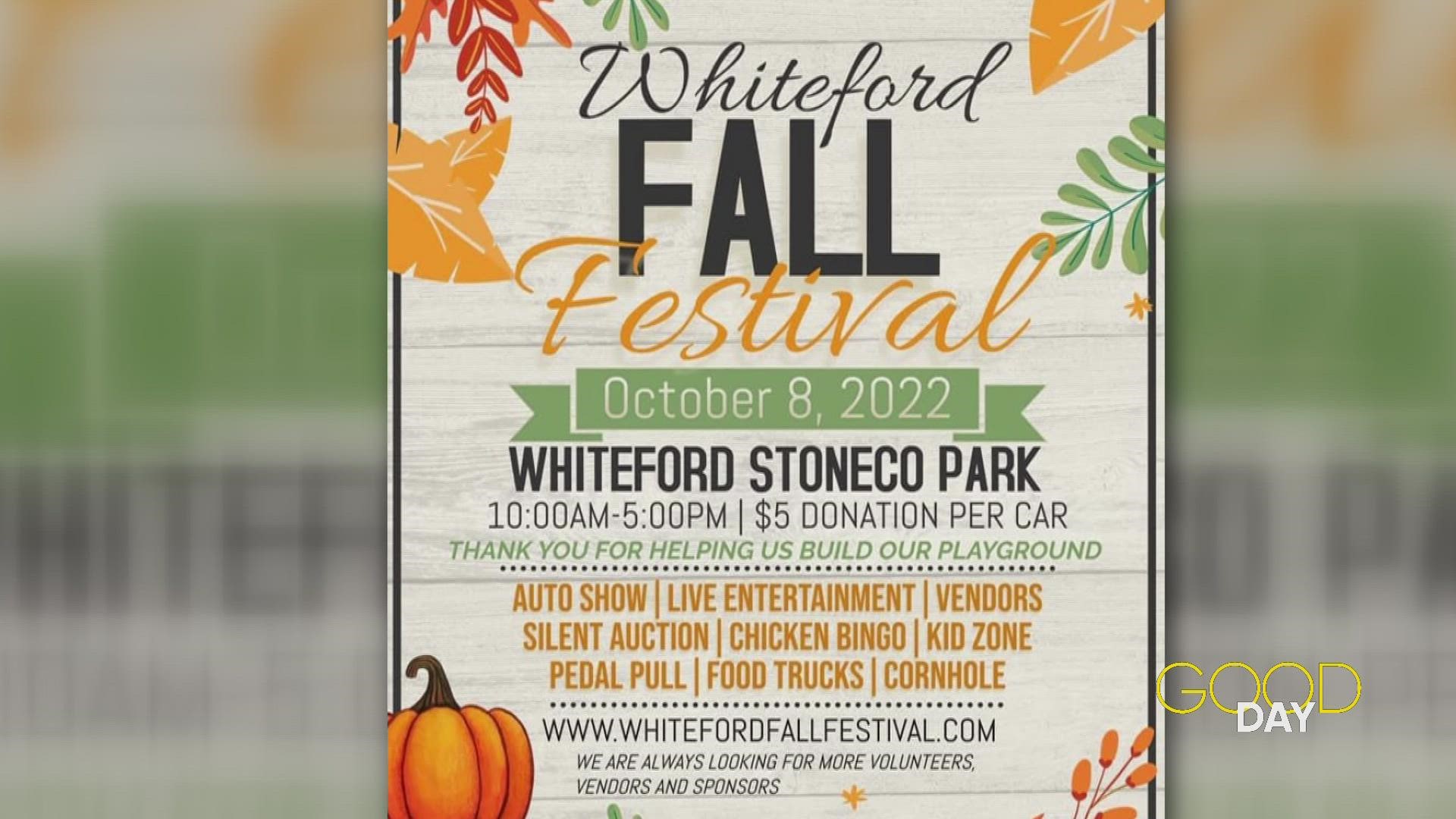 Visit the Whiteford Fall Festival Saturday from 10 a.m. to 5 p.m. to find out what chicken bingo is, and support a good cause.