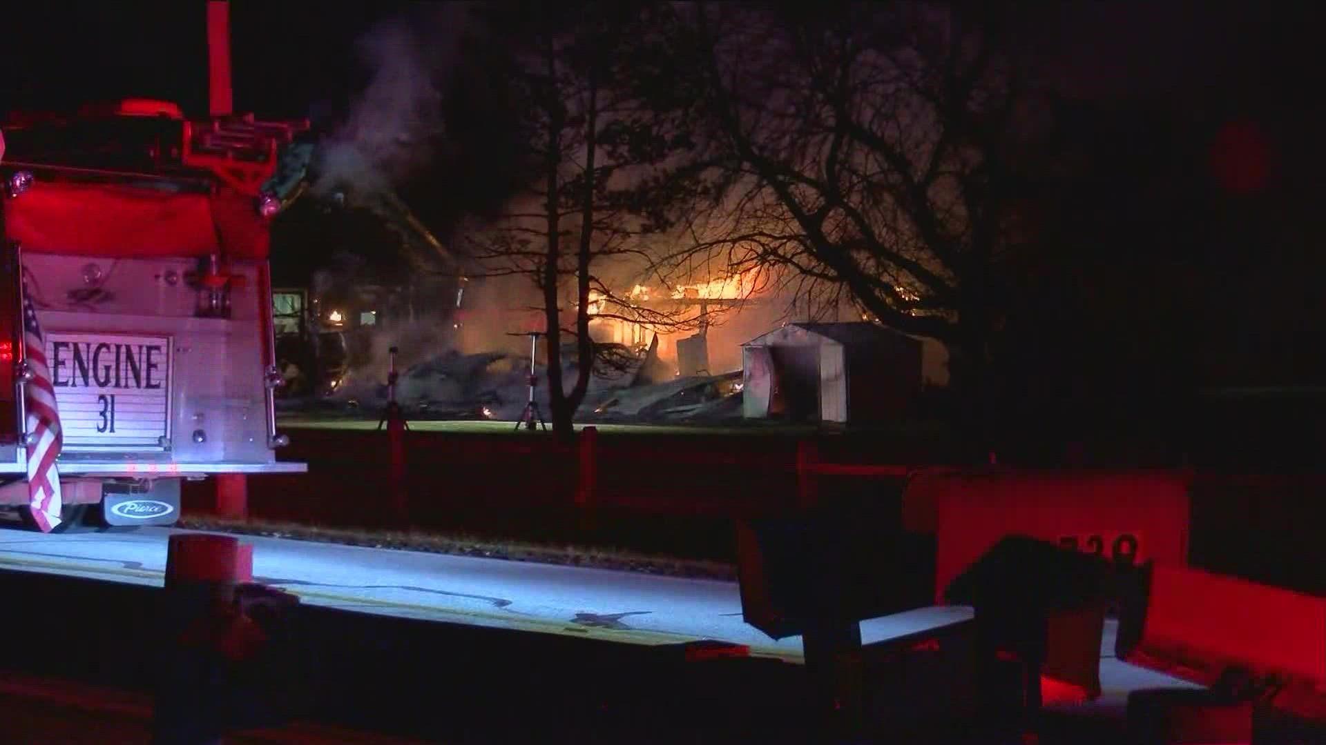 A neighbor told WTOL 11 an older couple that lives in the home got out safely.