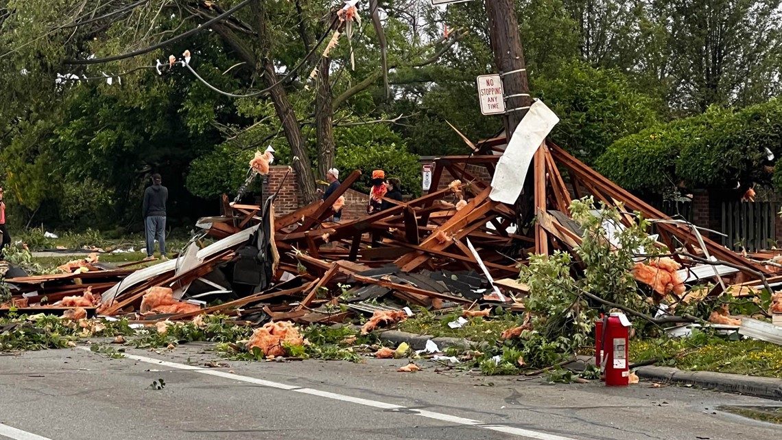 Multiple reported tornadoes in Point Place and elsewhere cause damage