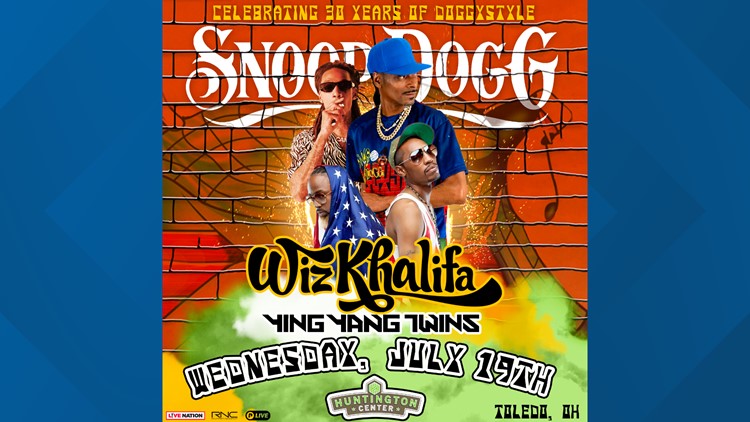 Snoop Dogg, Wiz Khalifa, Ying Yang Twins coming to Toledo July 2023