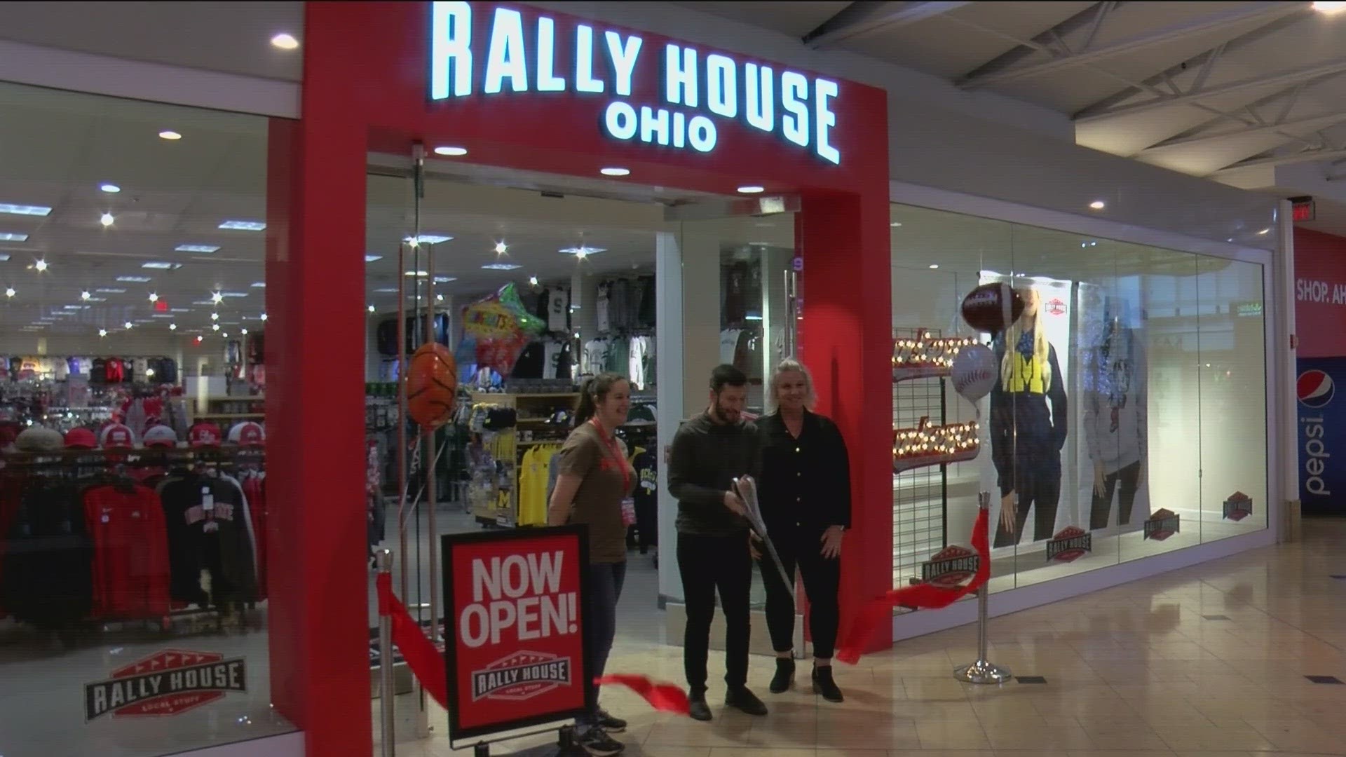 Three of the new stores held ribbon cuttings on Friday. Another shop, Franklin Perk Cafe, is slated to open soon.